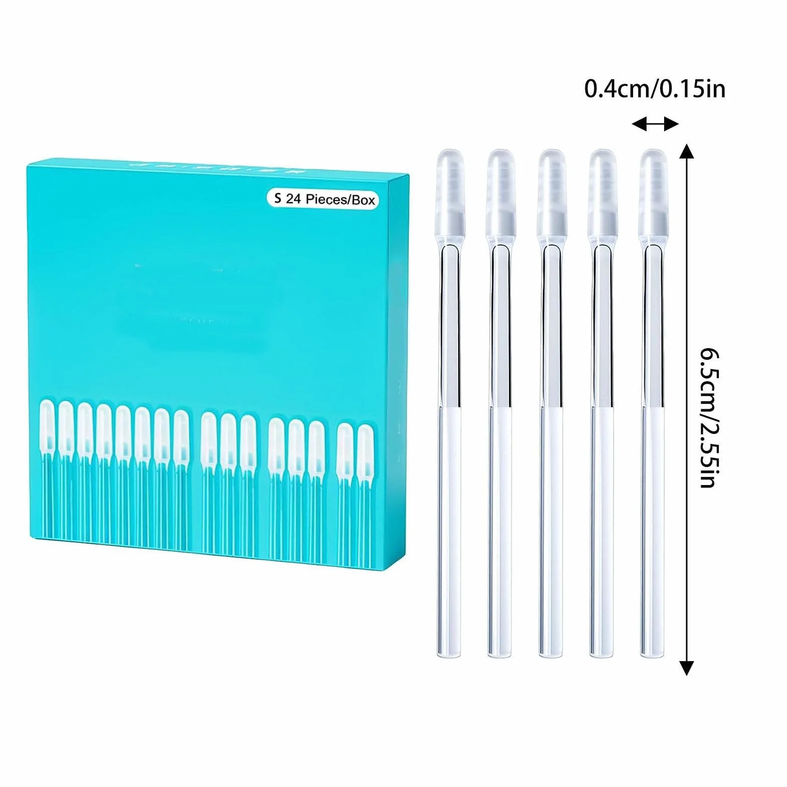 48 Bastoncine Appiccicoso Pulizia Orecchie, Bastoncini In Silicone, Morbido E Riutilizzabili, Strumenti Rimozione Cerume, Pulitore Prelievo Orecchi Appiccicose Sicurezza, Adesivi Scavare Orecchi Stick