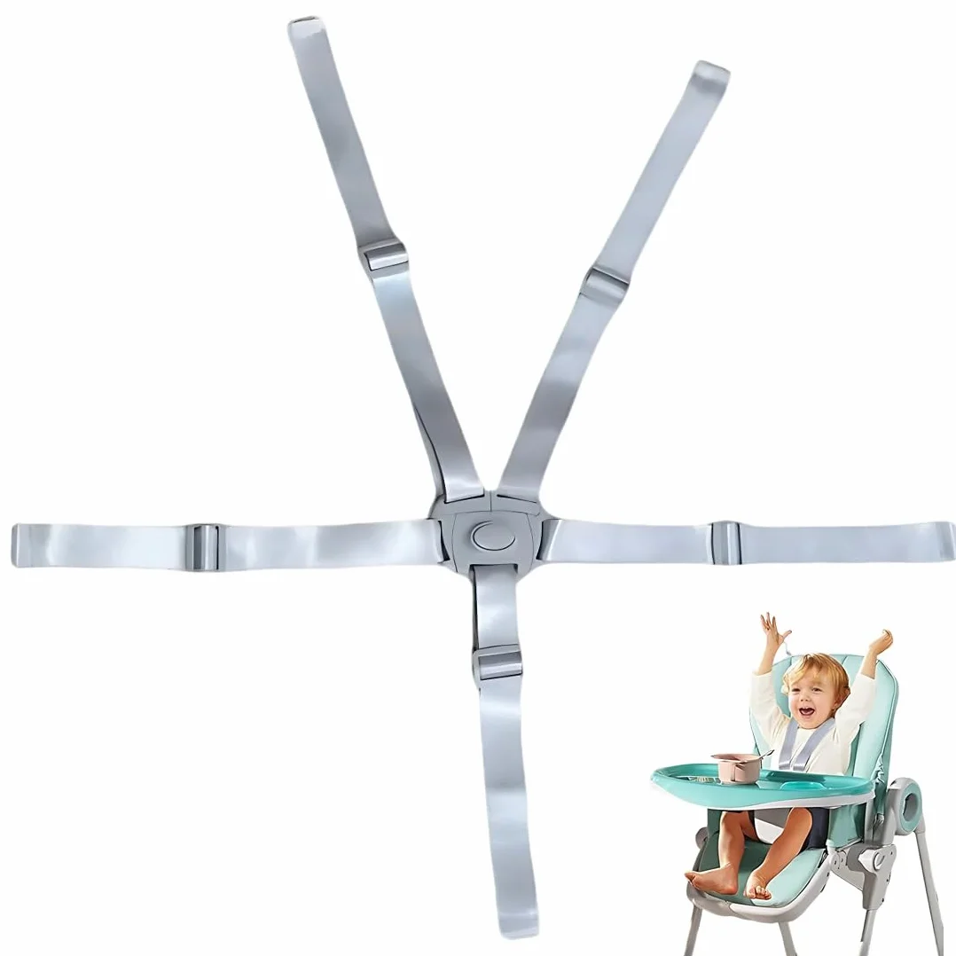Cintura Di Sicurezza Cinture Universali Per Seggiolone Imbracatura Per Seggiolone Cinghie Per Seggiolone A 5 Punti Regolabile Cintura Di Sicurezza Per Bambini Per Seggiolone Passeggino