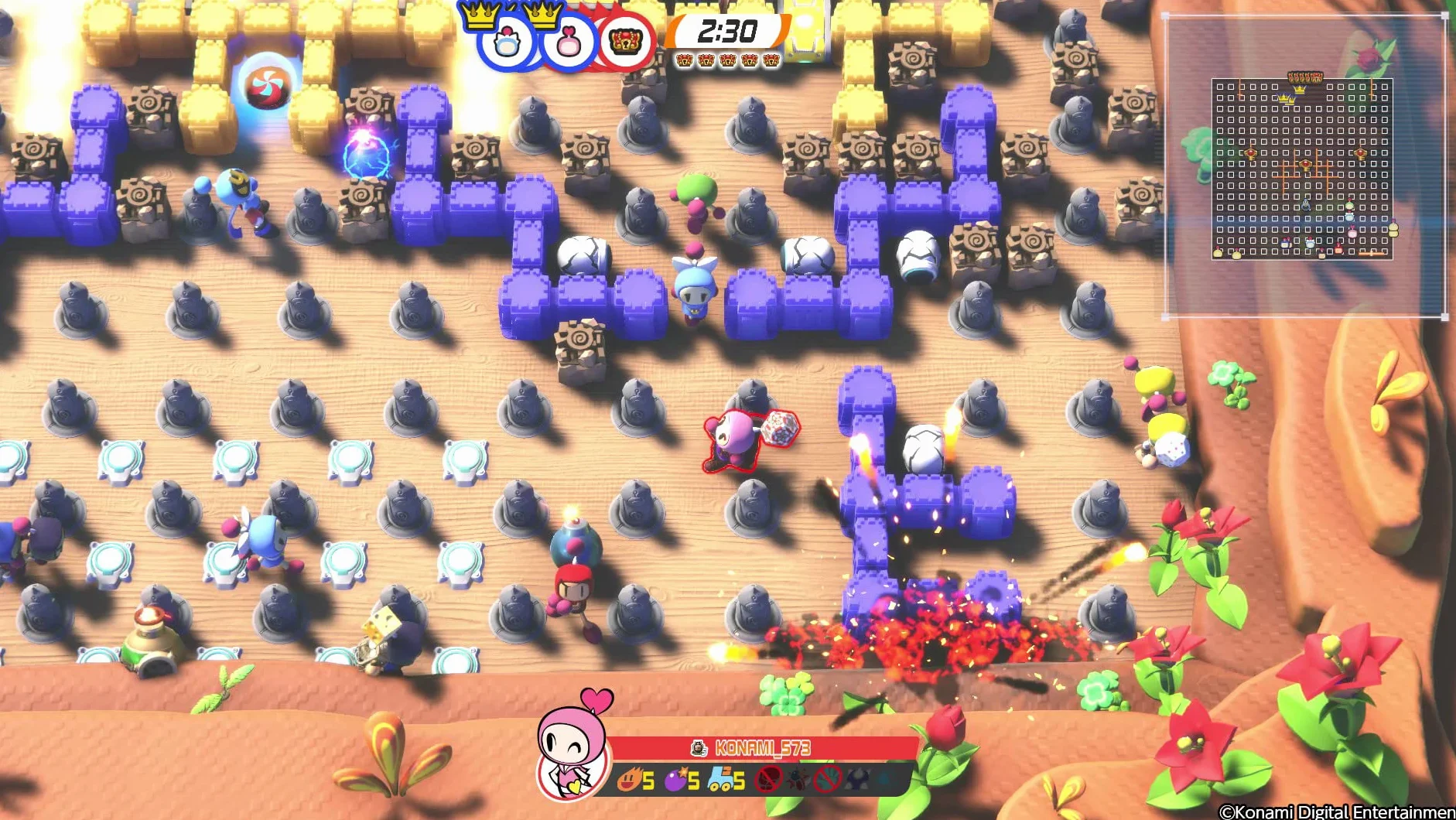 SUPER BOMBERMAN R 2 P4 VF