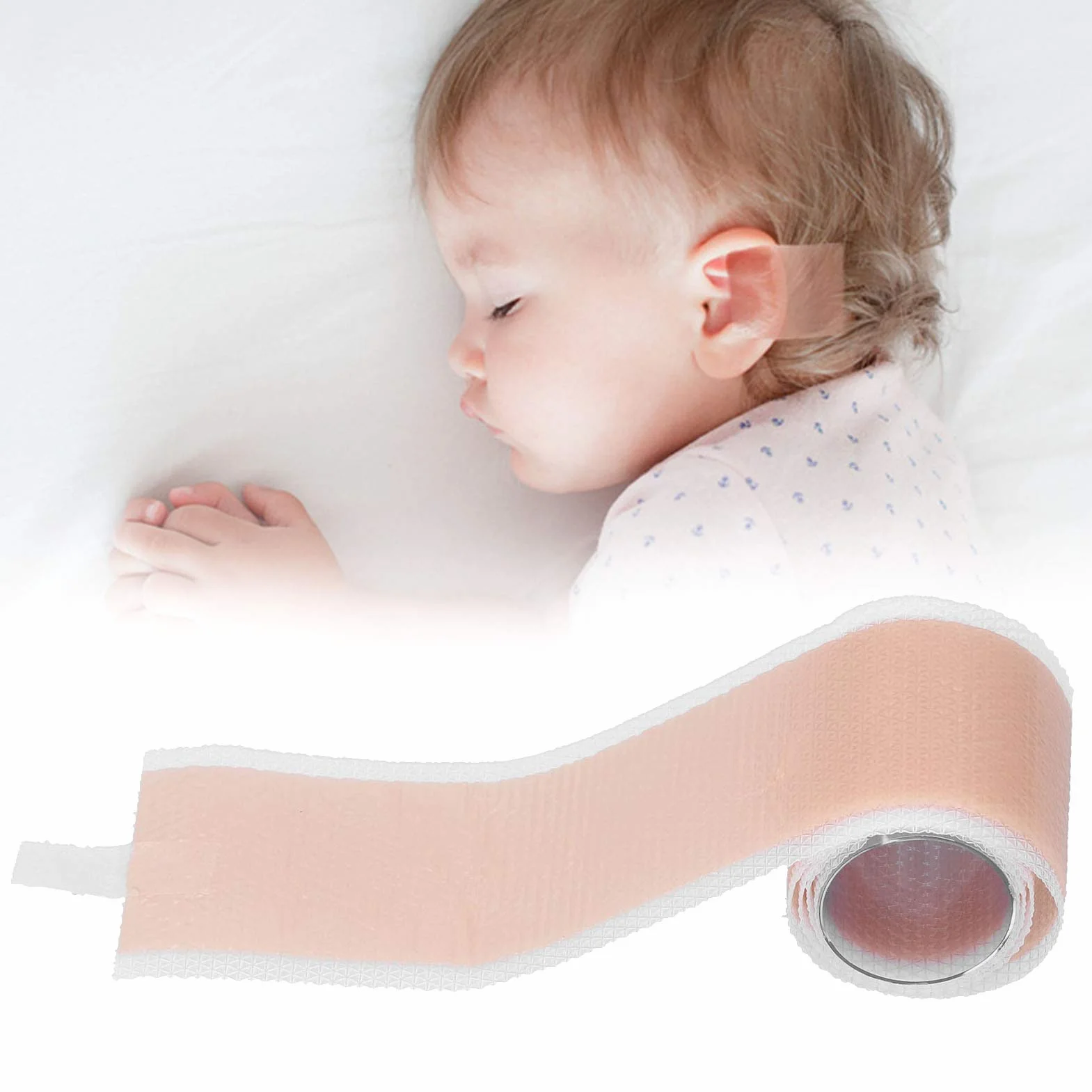 Patch per la correzione del padiglione auricolare del bambino, correttori estetici dell'orecchio del neonato Adesivi per toppe dell'orecchio sporgente per bambini, correzione dell'orecchio per bambini