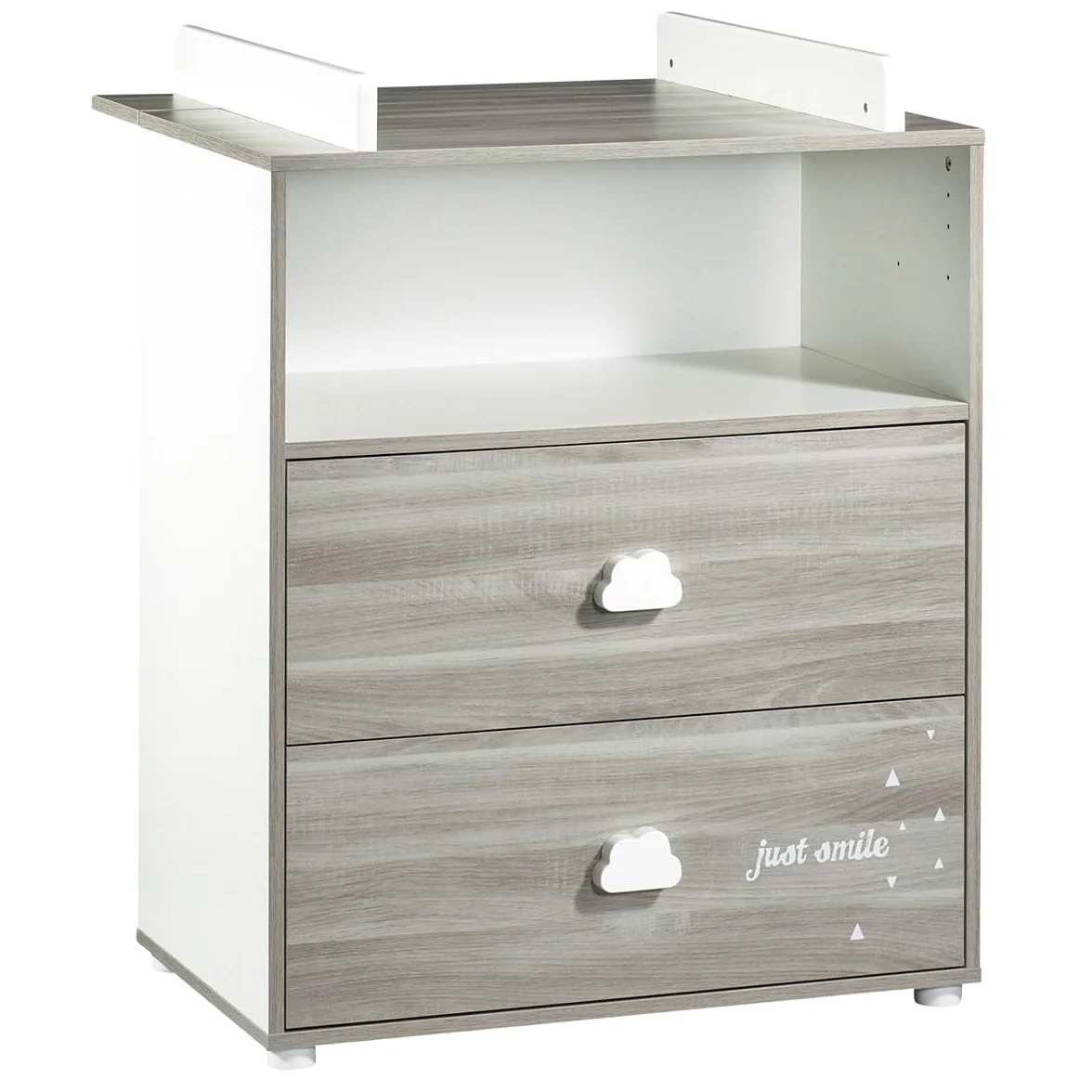 Baby Price Smile Cassettiera fasciatoio Quercia Silex
