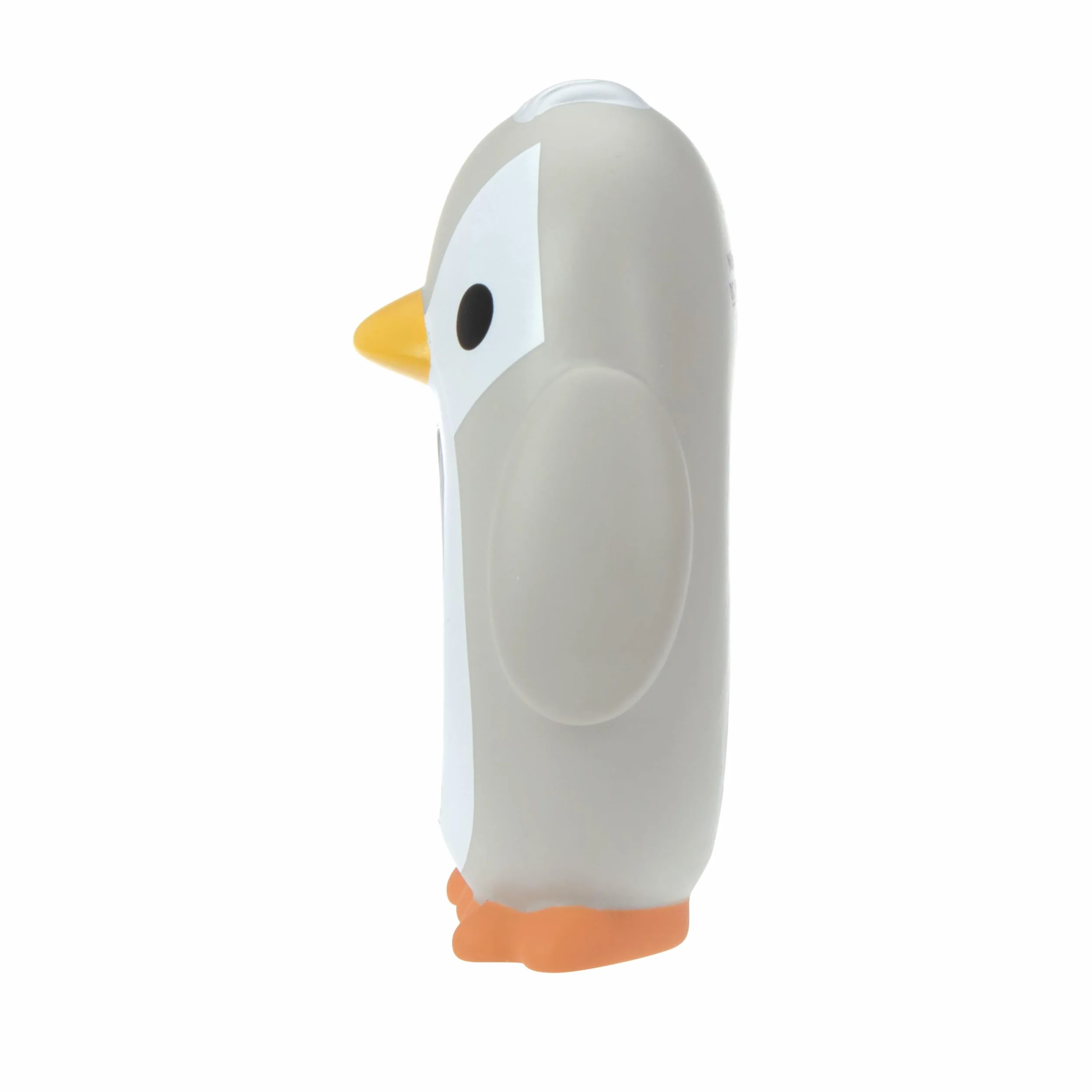 Nuby - Termometro da bagno per bambini a forma di pinguino - Schermo di facile lettura - Senza BPA - Grigio - Adatto a partire da 0 mesi