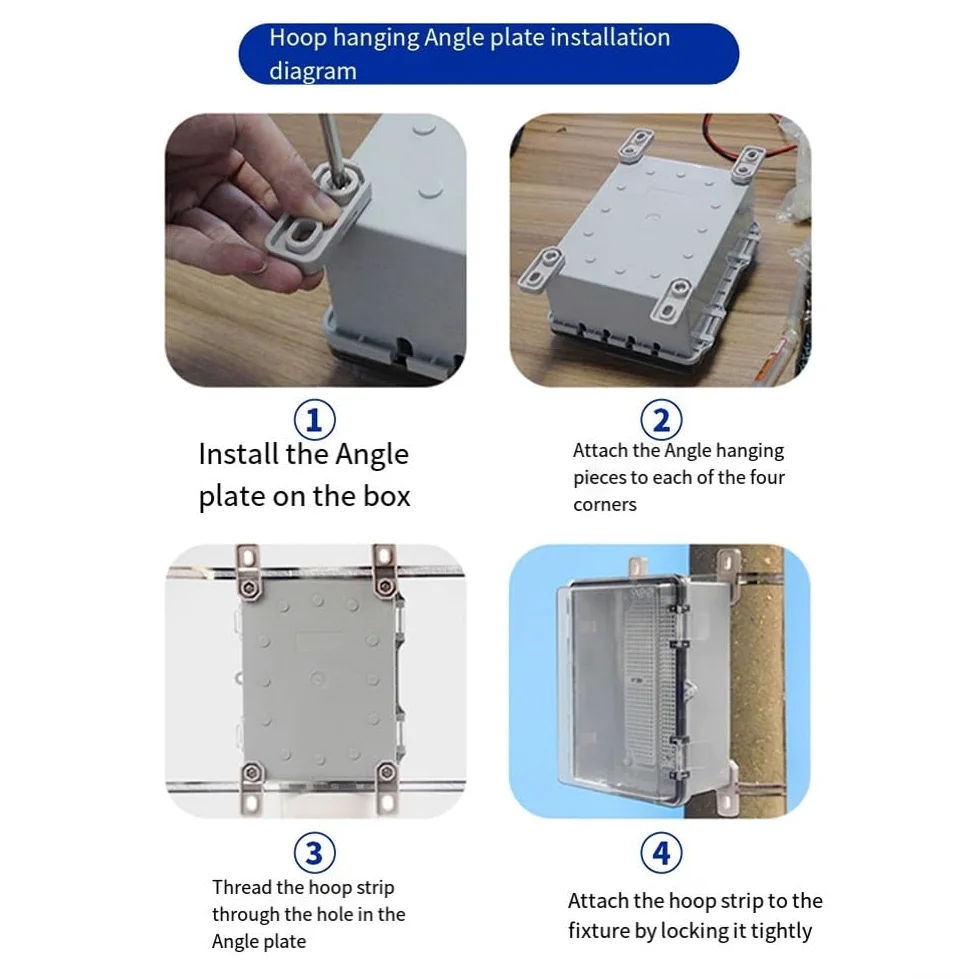 Scatola elettrica resistente alle intemperie(Transparent Cover)