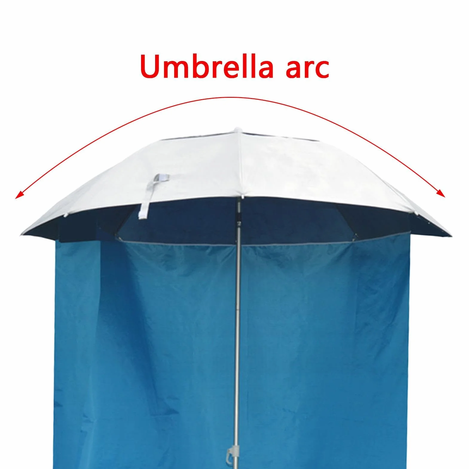 Panno per ombrellone da spiaggia, Panno per ombrellone portatile | Tenda da esterno con ombrellone - Design a mezza circonferenza, tessuto impermeabile per protezione dal sole e dalla pioggia