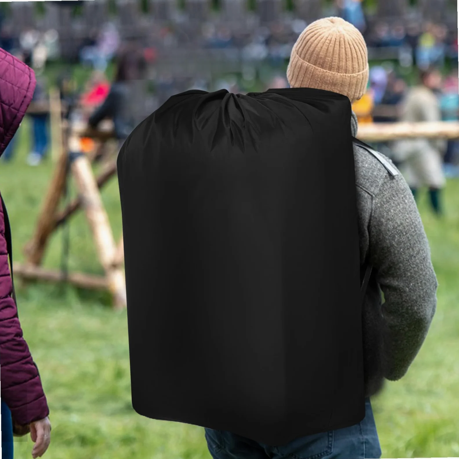 Toyvian Porta Carrozzina Aereo in Nylon, Borsa da Viaggio Chiusura a Coulisse Bloccabile e Due Tracolle per Stoccaggio e Trasporto