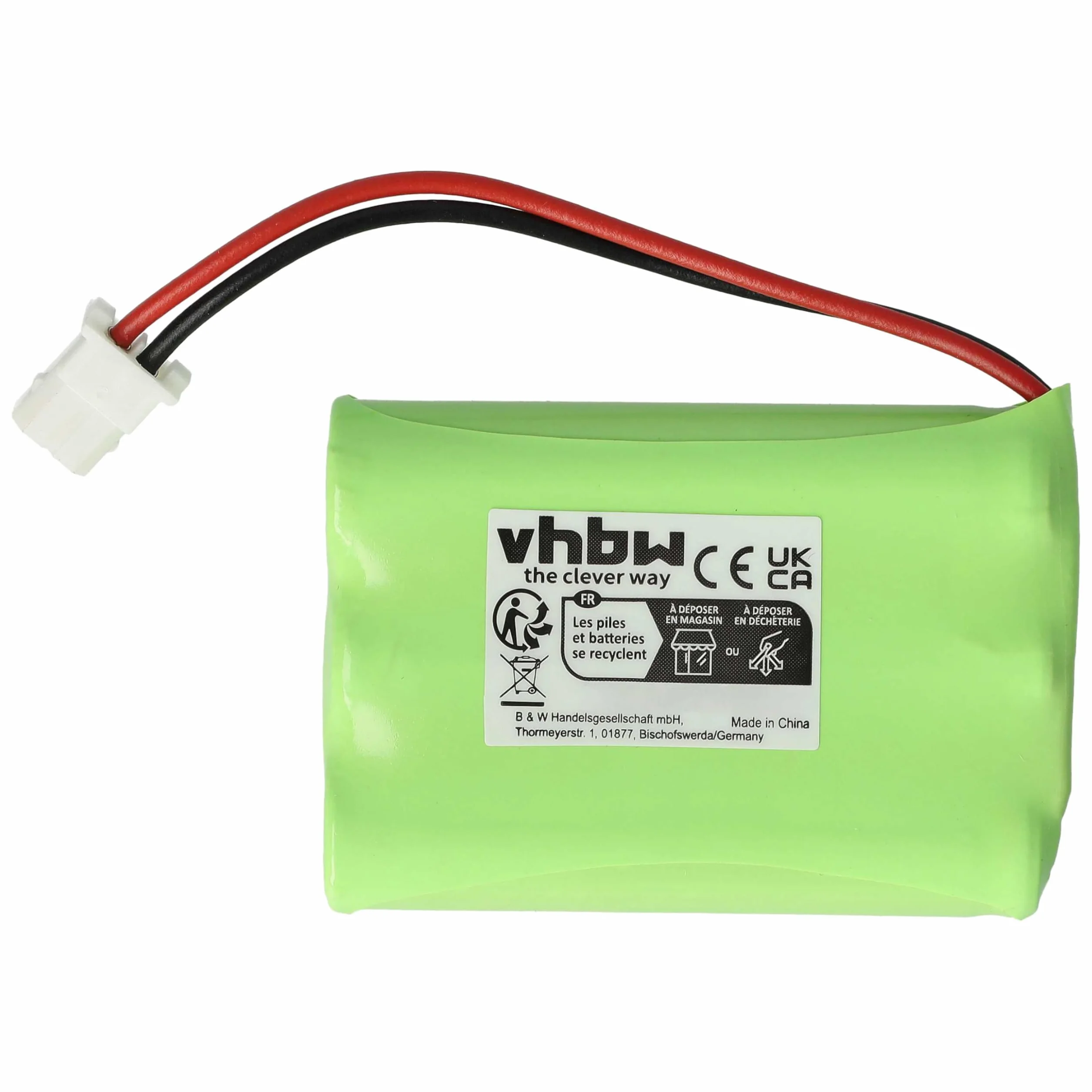 vhbw batteria sostituisce Motorola HRMR03, GP80AAAHC3BMX per babyphone (700mAh, 3,6V, NiMH)