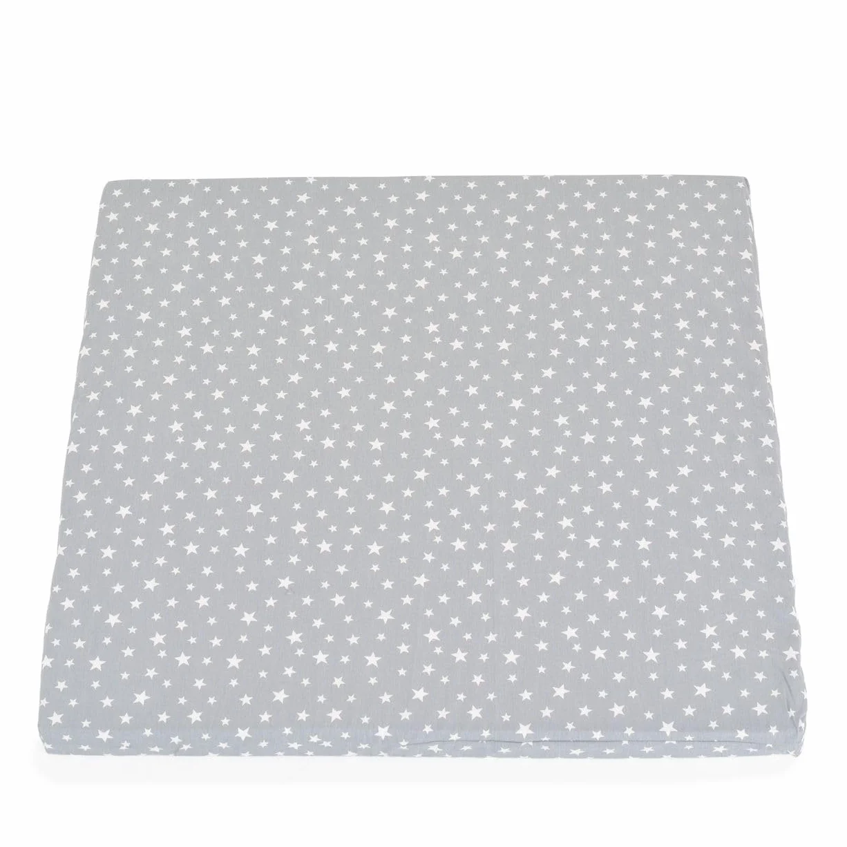 Moni materasso per box Comfort 88 x 88 x 5 cm, per culla, rivestimento lavabile, colorazione:stelle grigie