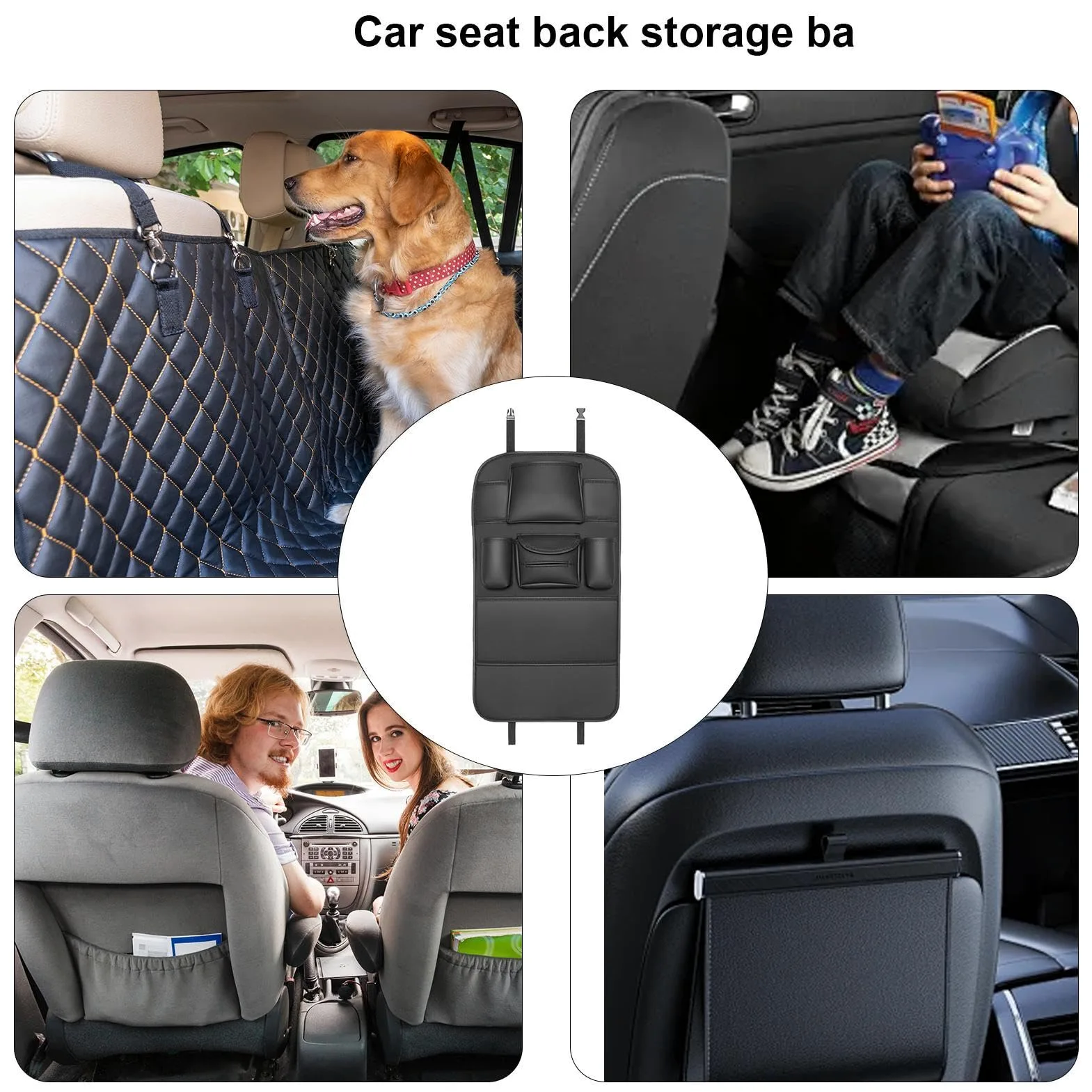 Organizzatore Posteriore Auto Borsa Impermeabile Per Archiviazione | Organizzatore da Auto per Sedile Posteriore per Viaggi Trasferte Escursioni e Pendolari