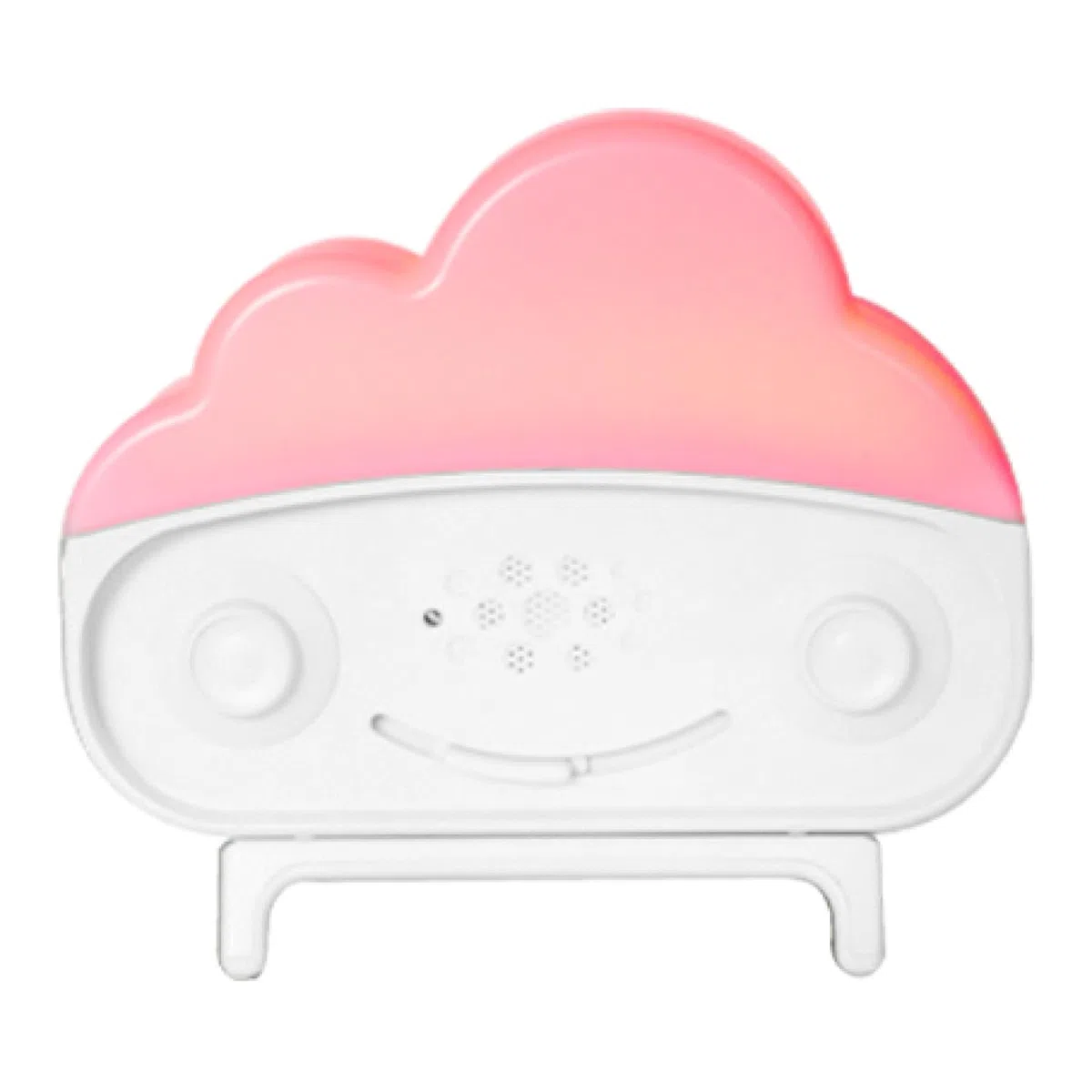 Happiest Baby SNOObie Smart White Noise Machine - Macchina sonora portatile per bambini con luce notturna, 12 suoni lenitivi per l'allenamento del sonno, bianco