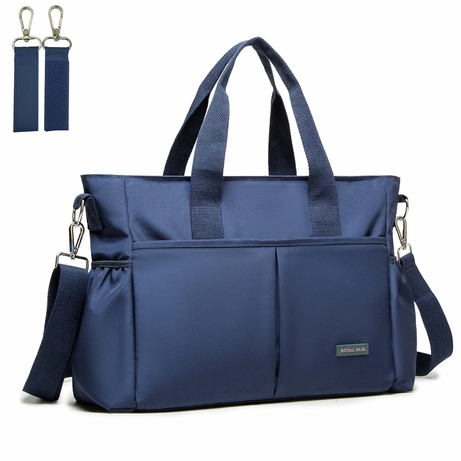 ROYALFAIR Borsa Fasciatoio per Neonato Borsa Porta Pannolini, Borsa Fasciatoio, Borsa da Viaggio Multifunzionale per Bambini Con Borsa isolante e Gancio per Carrozzina