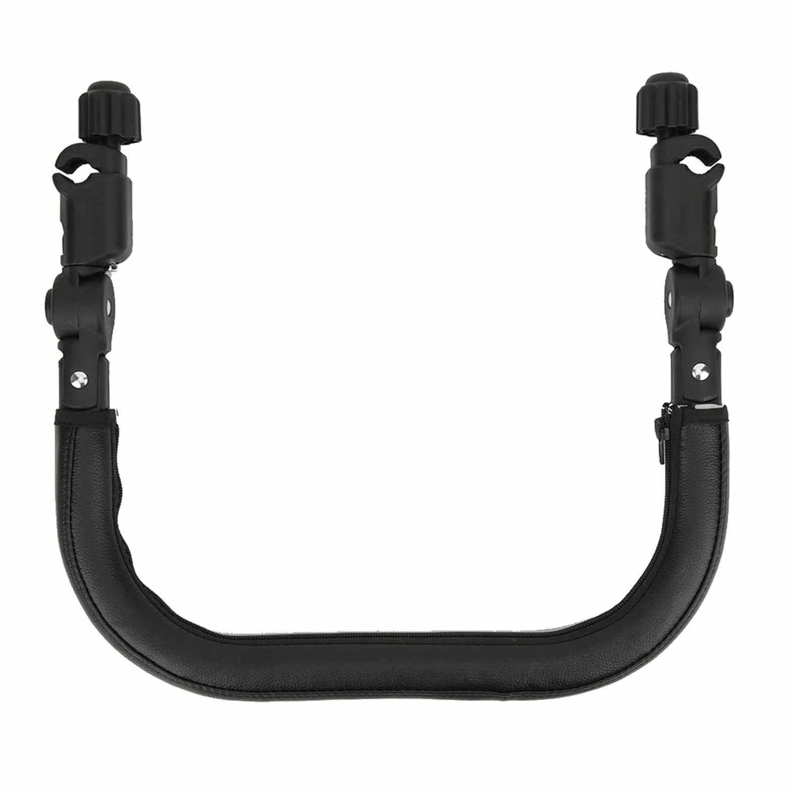 Barre paraurti per passeggino, facile da pulire e pulire Vassoio universale per passeggino Prestazioni impermeabili forti per tubo quadrato per tubo rettangolare per(Bracciolo universale (in pelle).)
