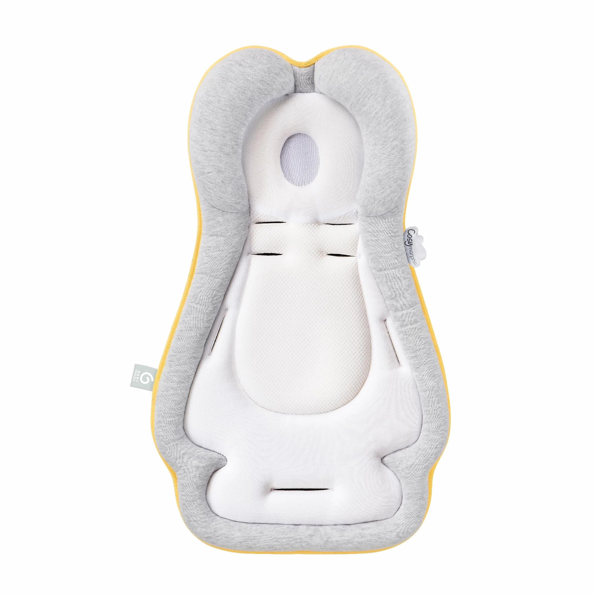 Babymoov Cosymorpho Fresh Smokey riduttore universale bambini, Fresh (Grigio chiaro), 35 x 54.5 x 5 cm, 0-6 mesi