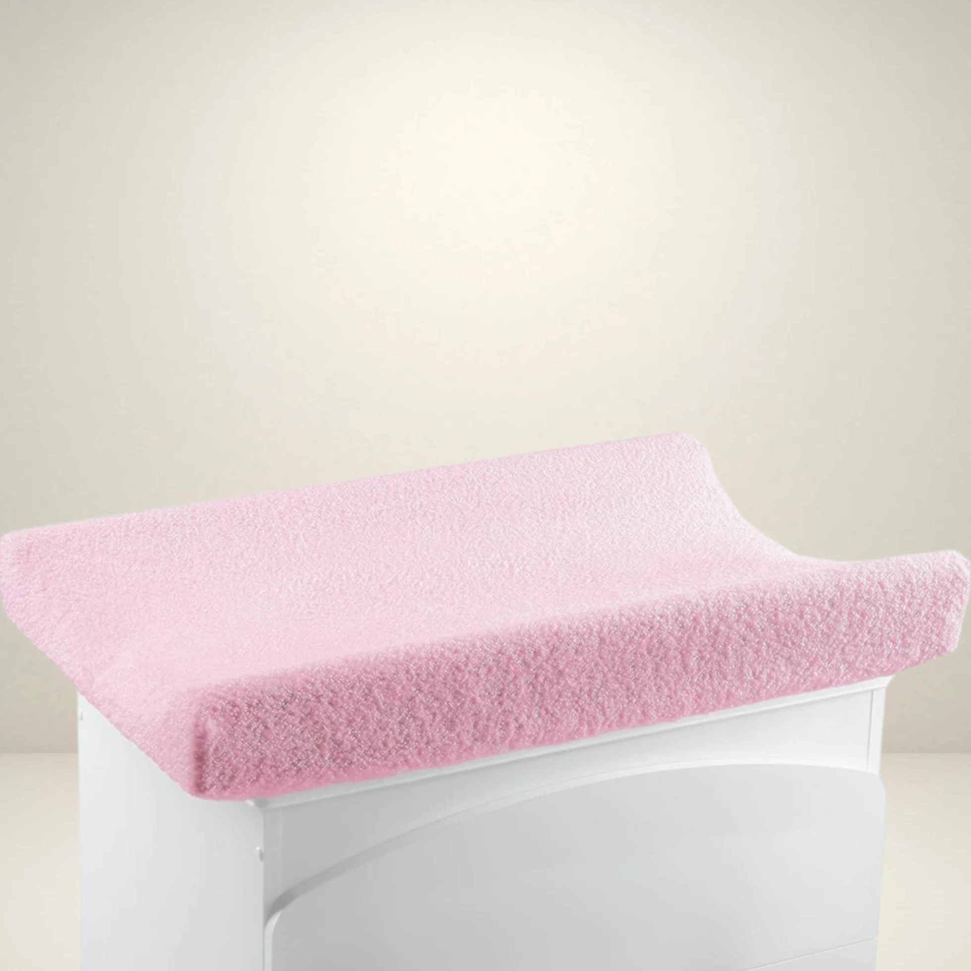 Babysanity Copri Fasciatoio Neonato Universale In Spugna 100% Cotone Dona al Tuo Fasciatoio Neonato una sensazione di Asciutto e Fresco 100% Made in Italy (Rosa)