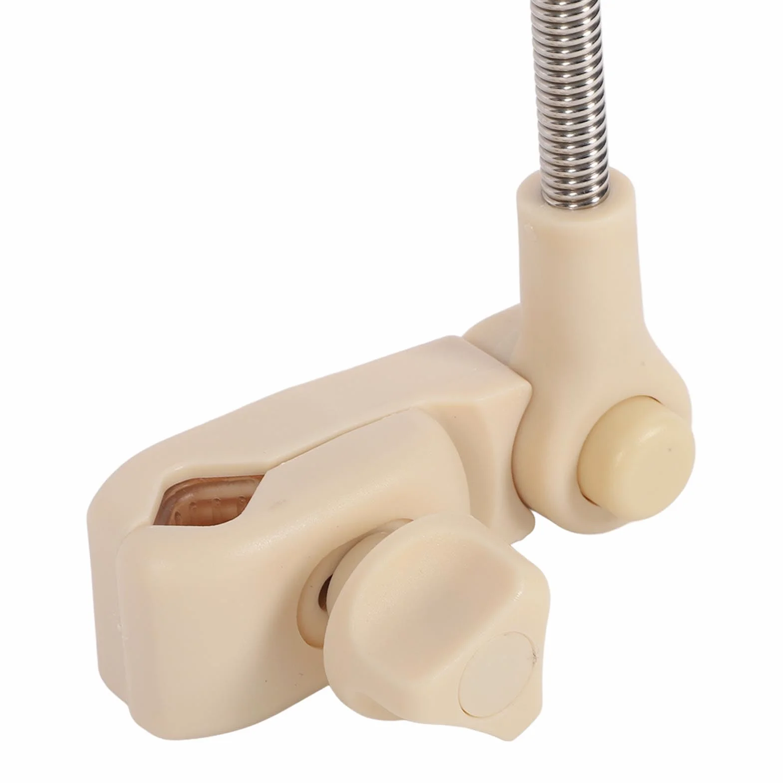 Ombrellone per passeggino con nappa, ombrellone portatile universale per passeggino, per oggetti di scena fotografici, giardino al mare (Beige)