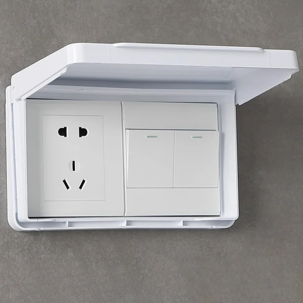 Copripresa impermeabile sottile for la parete del bagno(Wit)