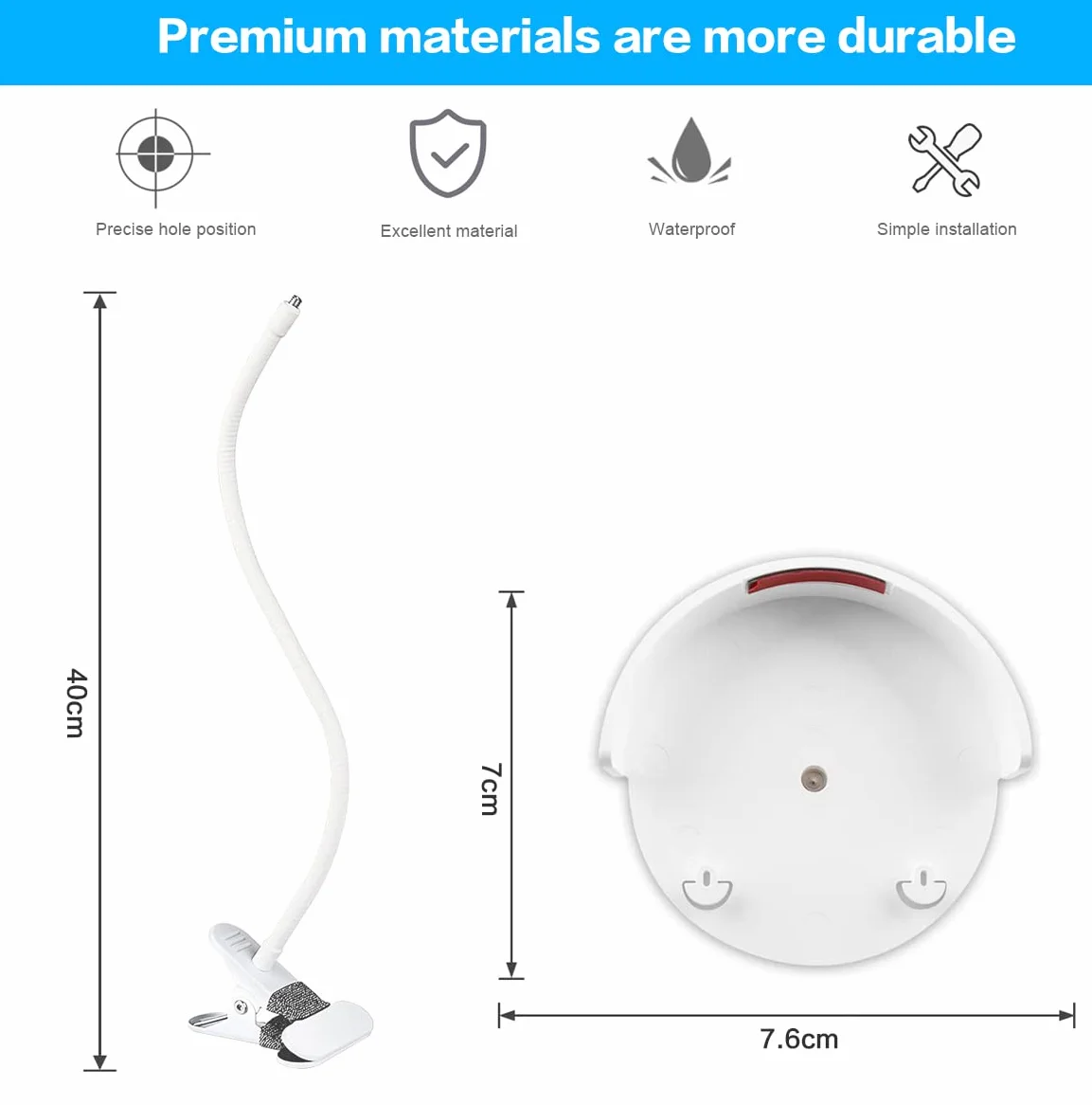 Philips Avent SCD923/26 SCD921/26 SCD643/26 SCD973/26 SCD951/26 clip flessibile girevole wandmontage