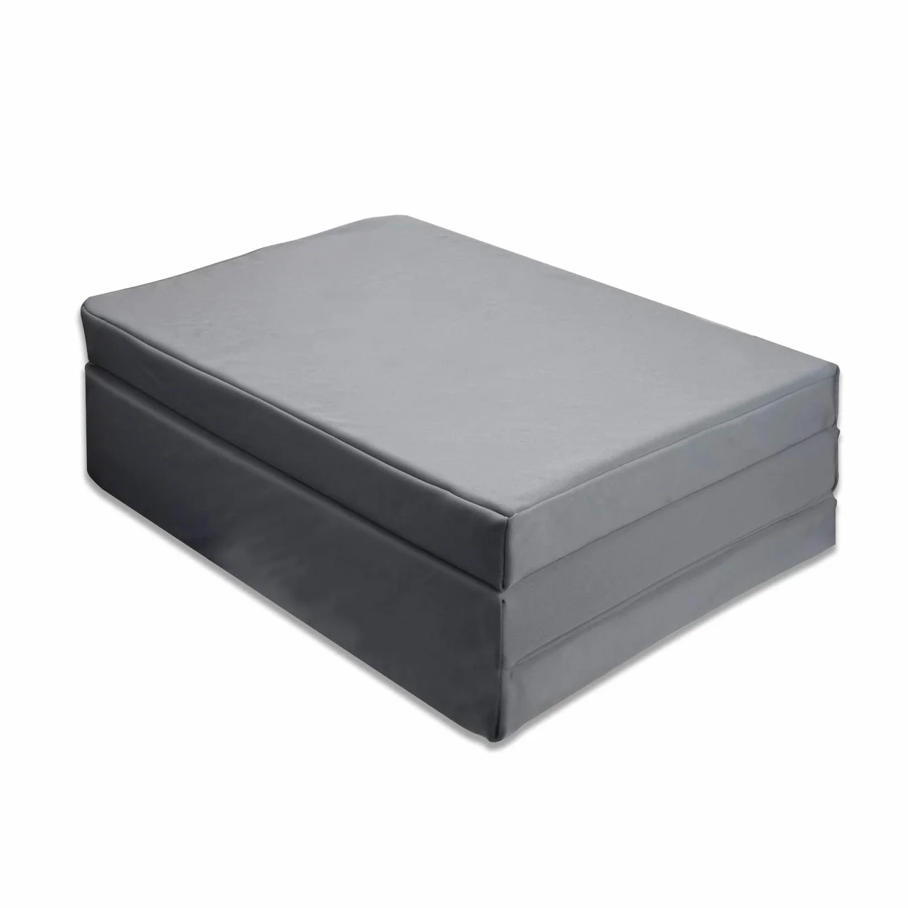 PEKITAS Materasso Culla da Viaggio Pieghevole 60 x 120 cm Spessore 6 cm - Fodera Rimovibile Lavabile, Traspirante, Colore Grigio, Made in Spagna