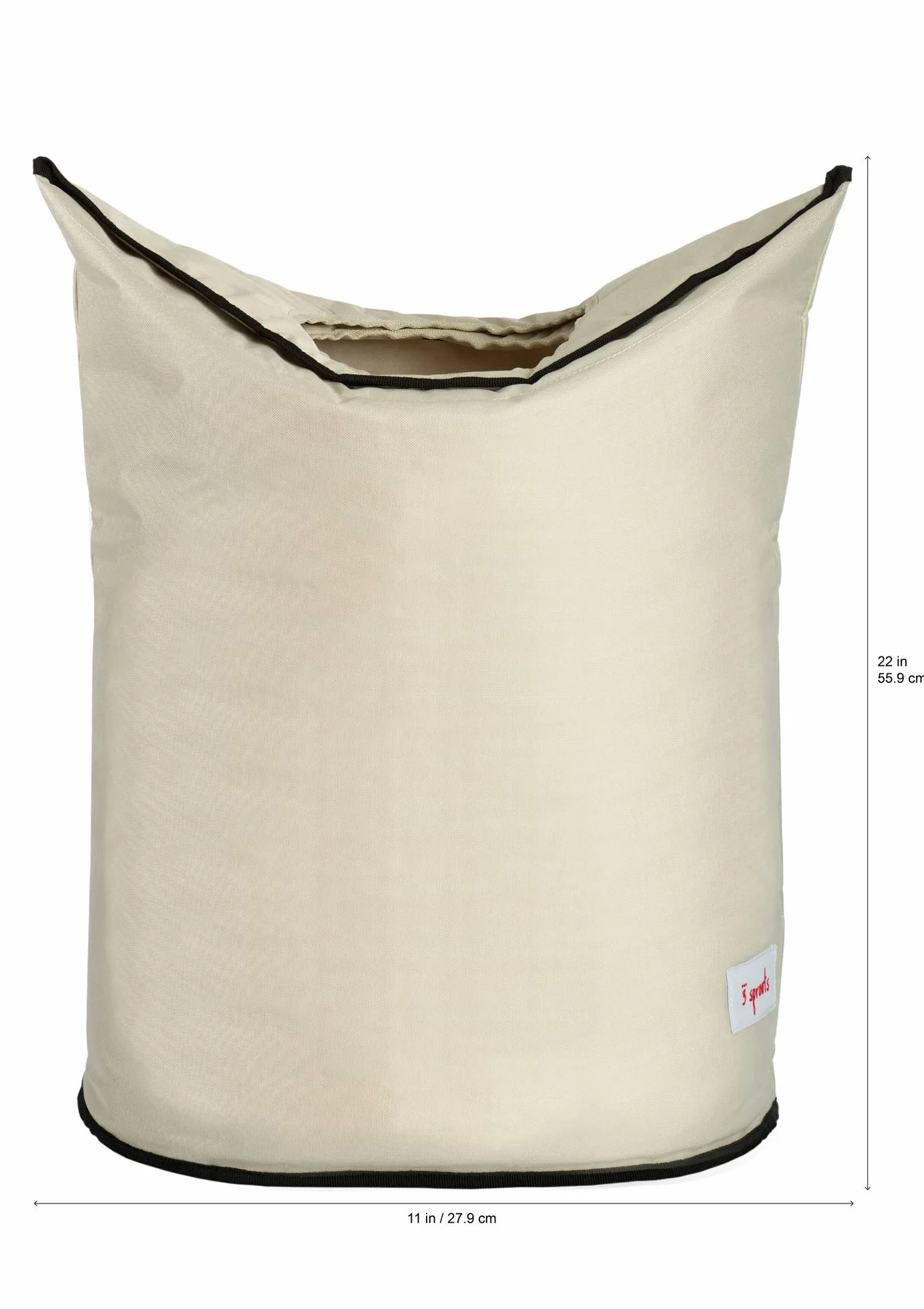 3 Sprouts, Contenitore Portabiancheria da Bagno per Bambini, Ideale per Contenere i Panni in Bagno e in Lavanderia, Decorata con Leone, con Imbottitura, 48x28x56 cm