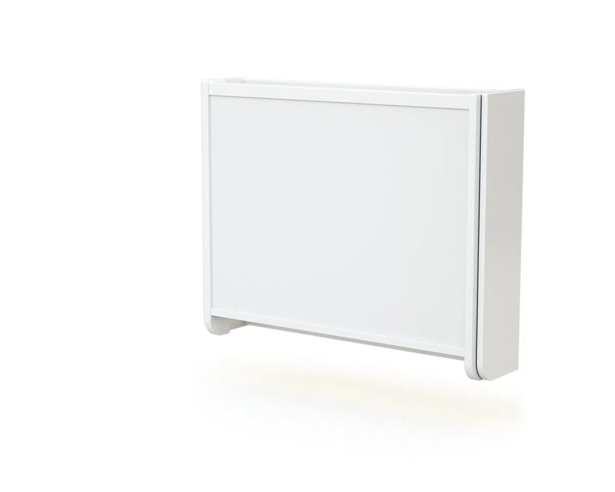 AT4 - Fasciatoio pieghevole a parete/muro CONFORT legno - Bianco - 83 x 66 x 66 cm