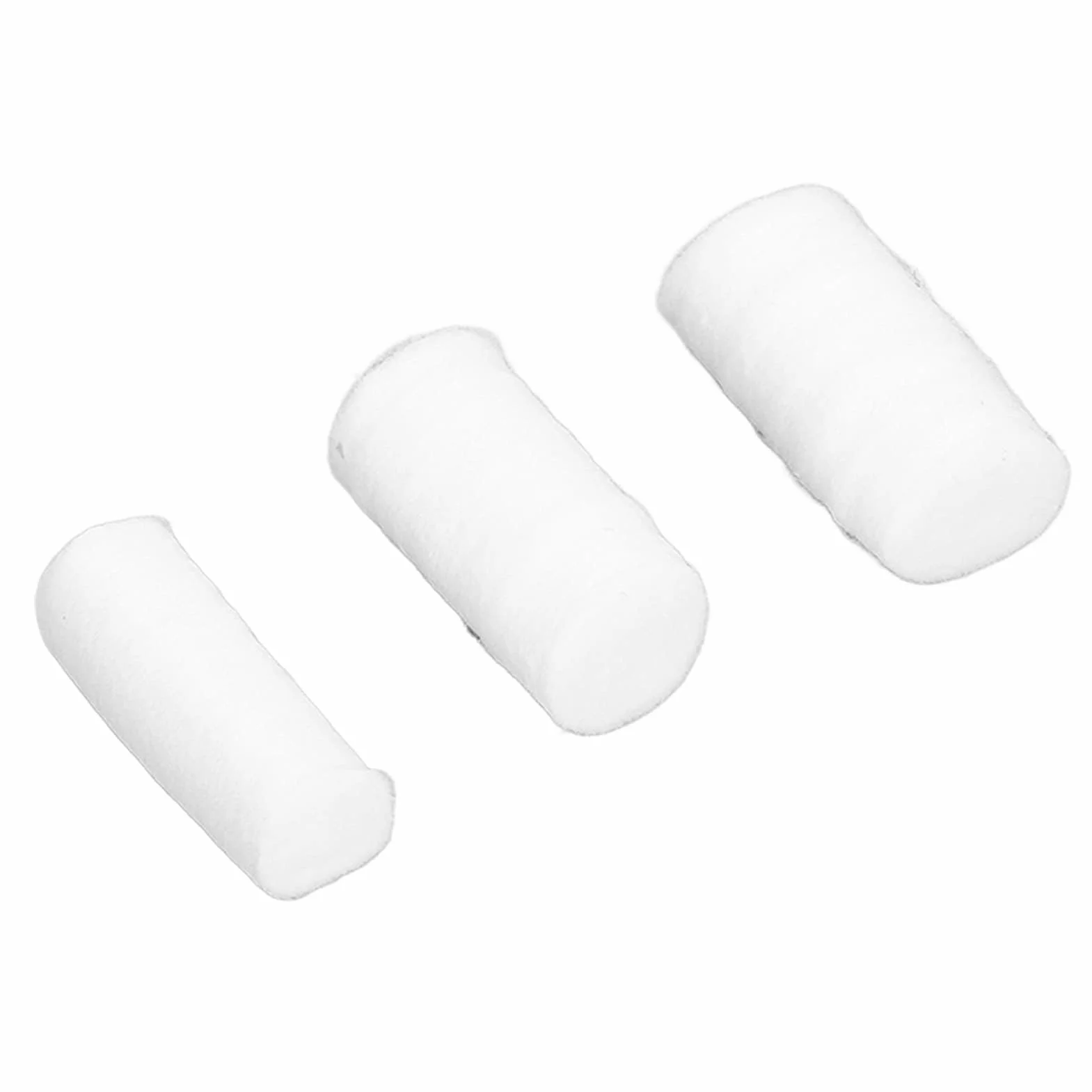 5 confezioni di tappi per sangue dal naso per bambini, rotoli di cotone dentale tampone di cotone emostatico per coagulazione del sangue per bocca e naso (M)