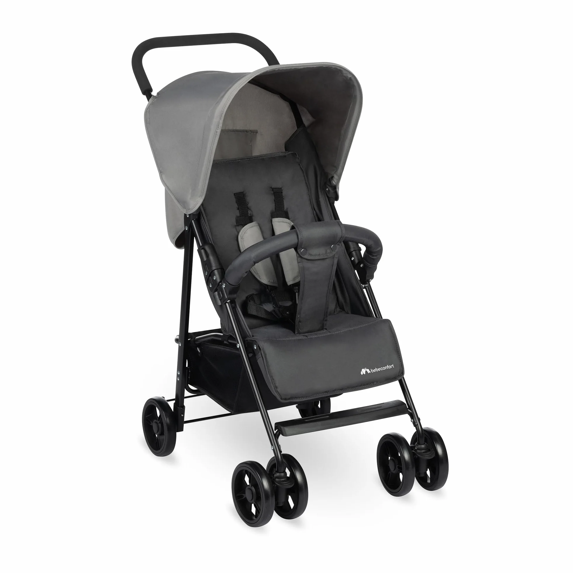 Bebeconfort Foggy, passeggino, da 0 a 3,5 anni, fino a 15 kg, passeggino portatile e leggero, con posizione sdraiata per neonati, compatto quando chiuso, corrimano articolato, Tinted Stone