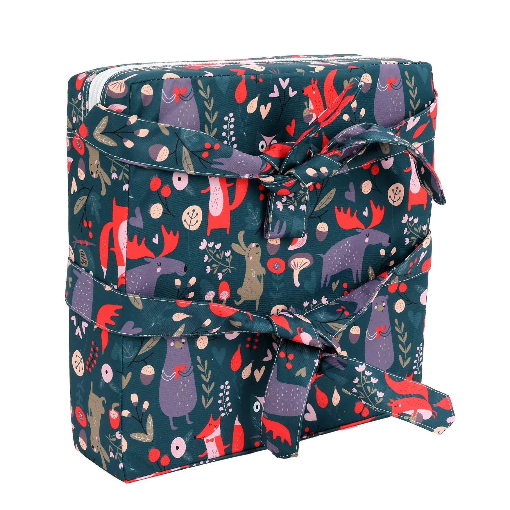 FANSU Cuscino Rialzo da Sedia per Bambini, Modello Cartone Animato Facile da Pulire e Comodo Regolabile Smontabile Cuscino Alzasedia per Seggioloni Sedia da Giardino Cuscino Seduta (Blu)