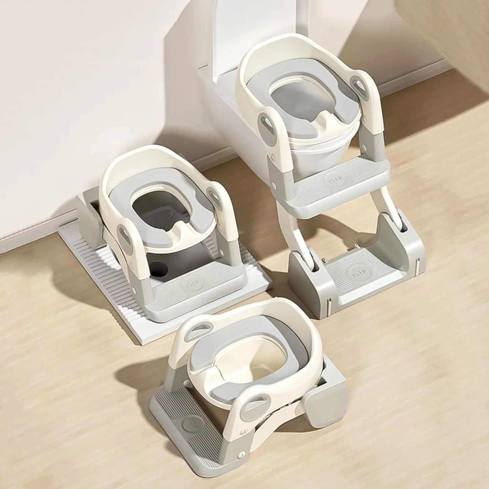 Riduttore Da Viaggio Water Bambini Sgabello A Gradini Bambini | Scaletta Da Vasino Regolabile Pieghevole Antiscivolo Per Casa, Viaggi, Outdoor, Campeggio, Auto, Passeggino, Bagno, Asilo