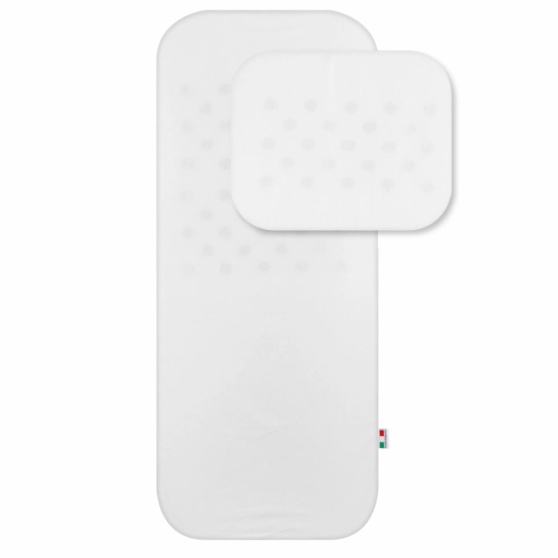 baby idea Babysanity Materassino Carrozzina Sfoderabile a Norma EN16890:2017 – Antisoffoco, Antibatterico, Privo di Zip per Massima Sicurezza – Cuscino Neonato Traspirante Cotone