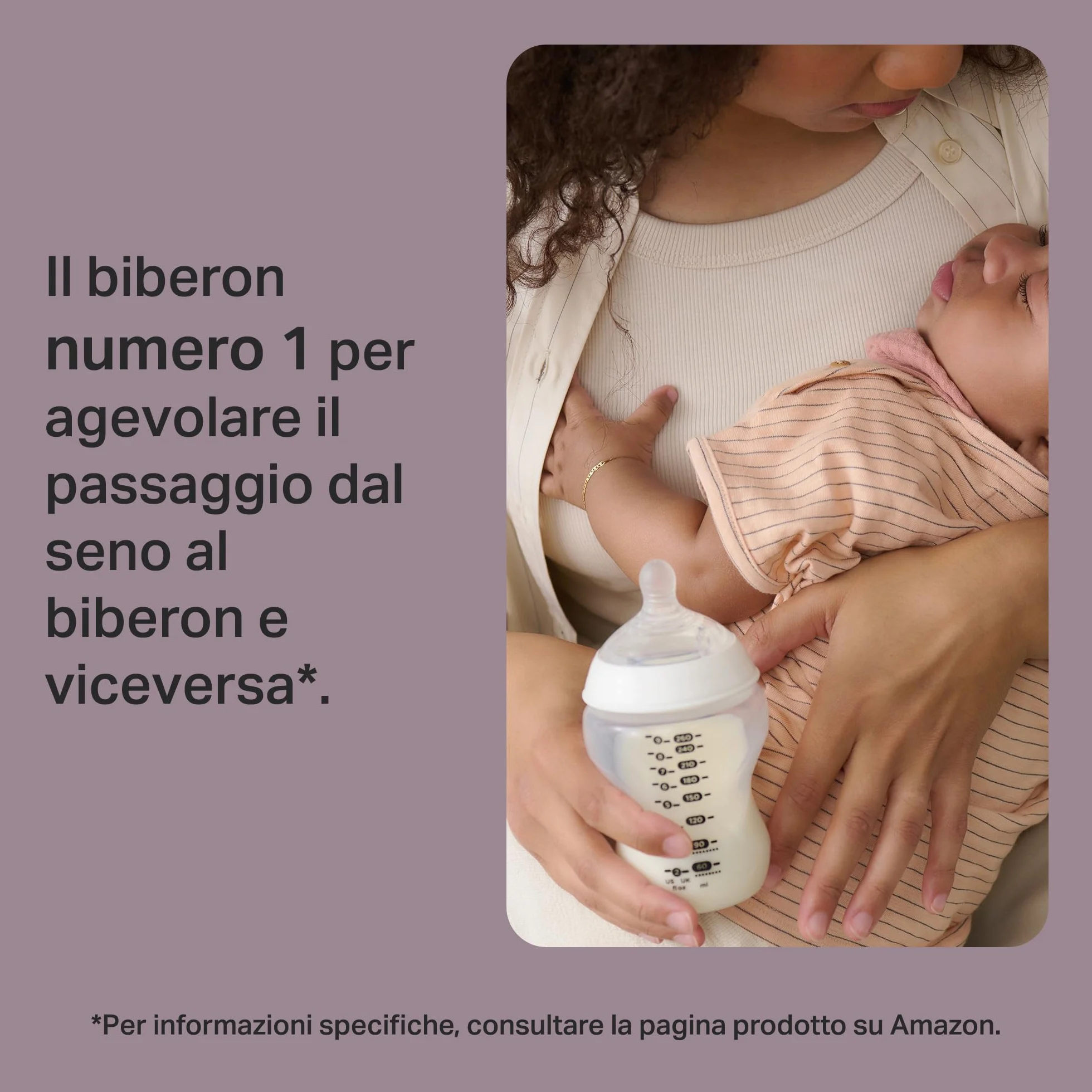 Tommee Tippee Starter Set Natural Start per neonati,150ml e 260ml, biberon anti-colica con tettarella a flusso lento inclusa, e medio per favorire un attacco naturale, autosterilizzante, rosa