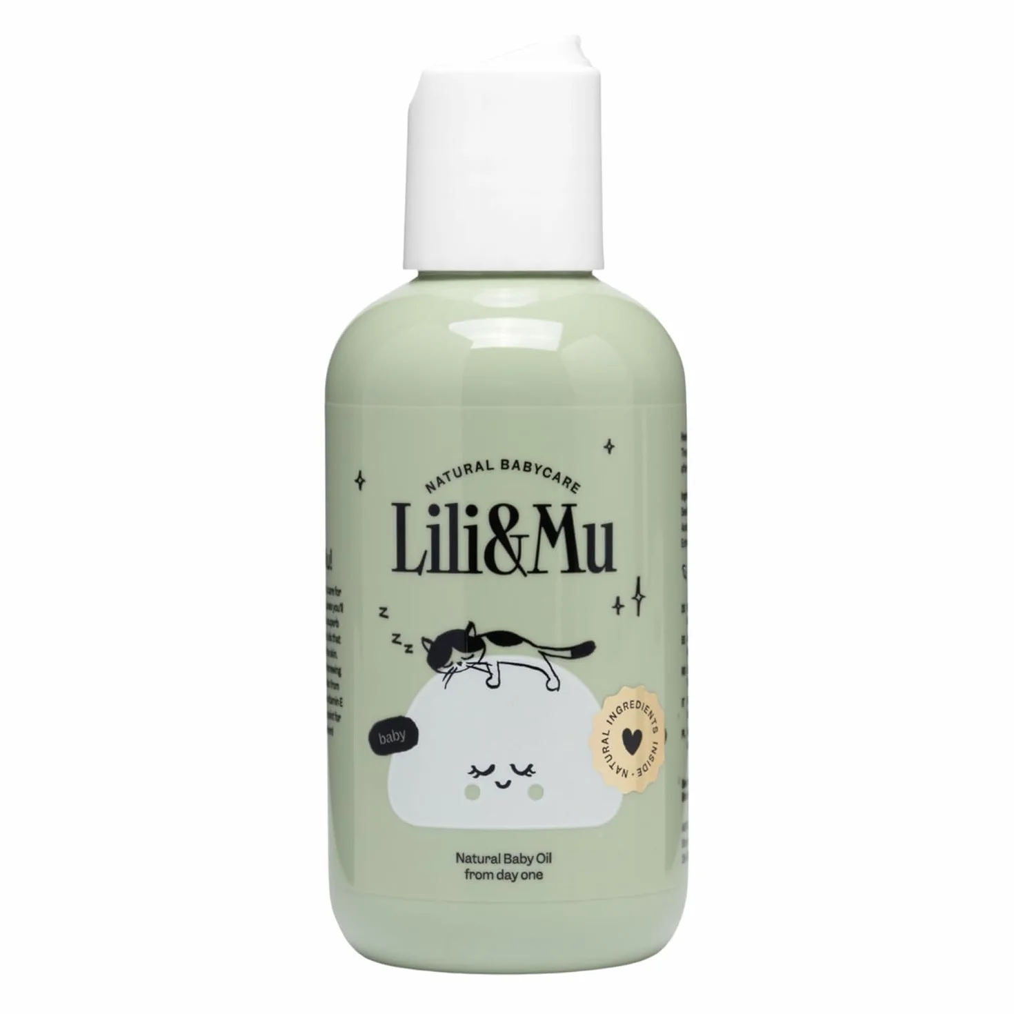 Lili&Mu - Olio Naturale per Bambini e Neonati 150 ml - Olio Bagno con Olio di Jojoba Estratto di Calendula Vitamina E, Baby Olio Pelli Delicate Emolliente e Idratante, Olio Massaggio Corpo Vegan