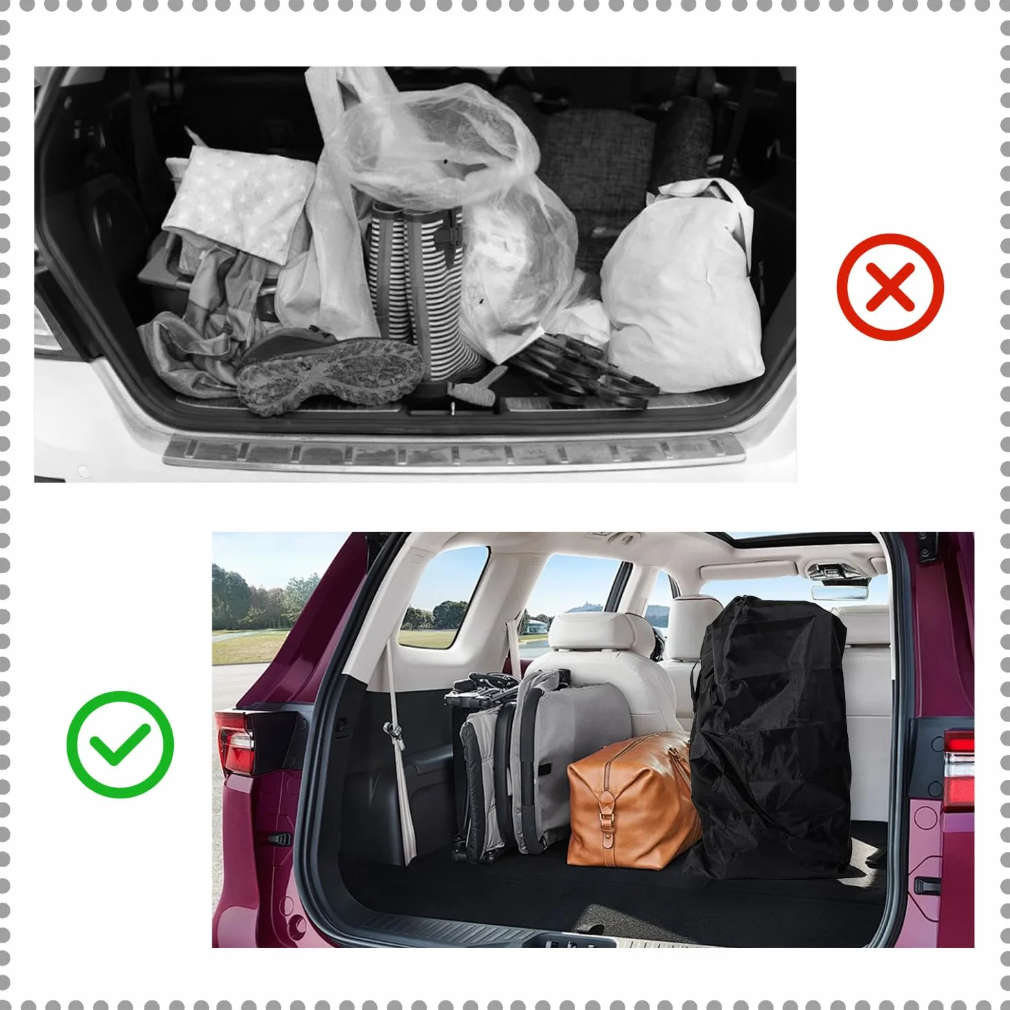 Borsa da Viaggio per Passeggino,Borsa Trasporto Passeggino Impermeabile con Tracolla, Custodia Universale per Carrozzina da Viaggio, Protezione per Aereo e Outdoor - Dimensioni: 114 x 39 x 30 cm.