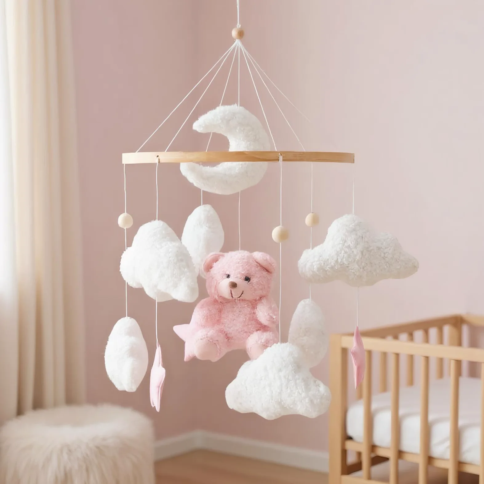 Kids Essential - Ornamento a movimento delicato, rilassante per la cameretta dei bambini, decorativo per , crea un'atmosfera leggera, articolo per tranquilla, utile per il