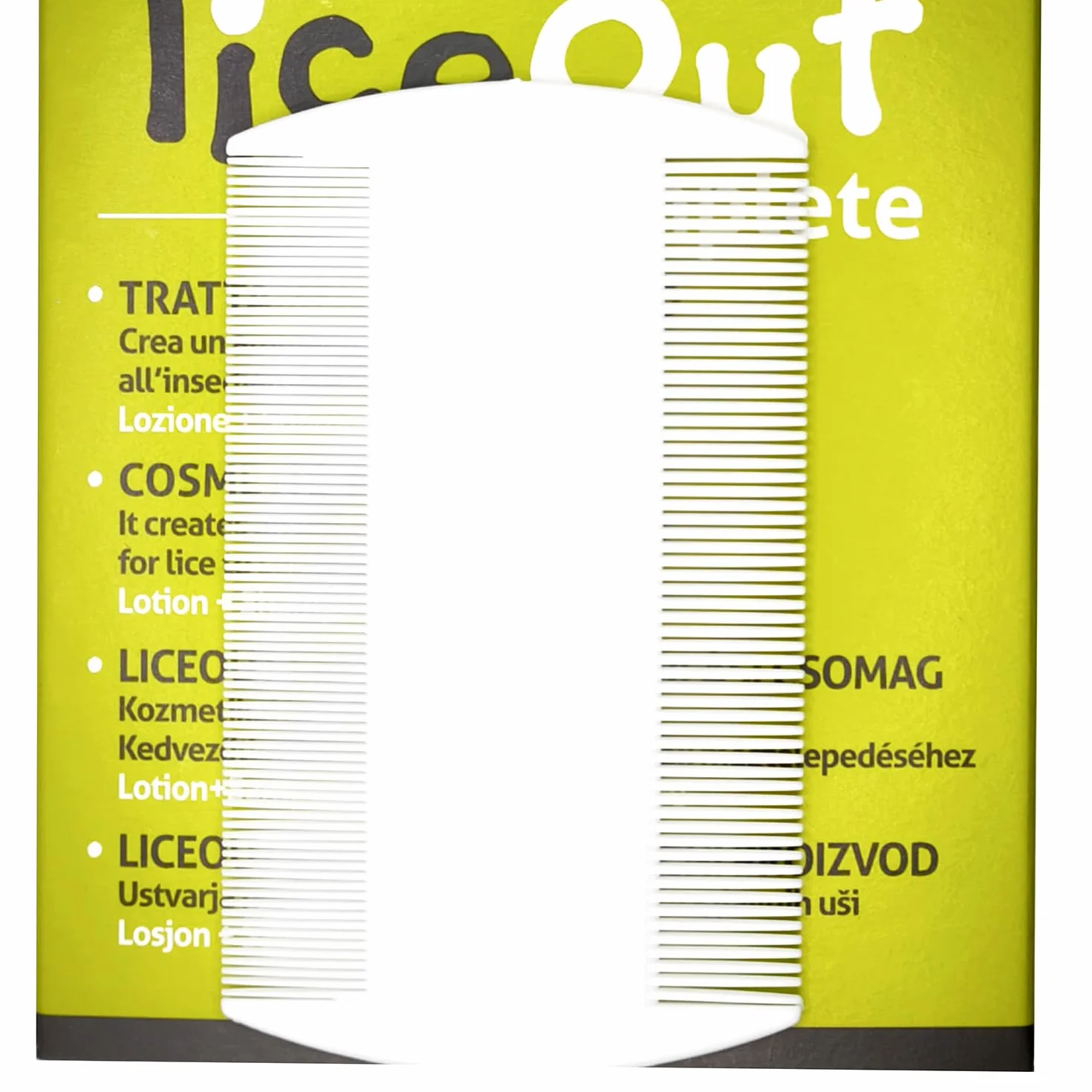 LICEOUT Shampoo e Lozione Pidocchi Bambini. 2x125ml+Pettine | Trattamento Naturale e completo contro lendini e uova. Senza pesticidi. Include il pettine speciale per la rimozione