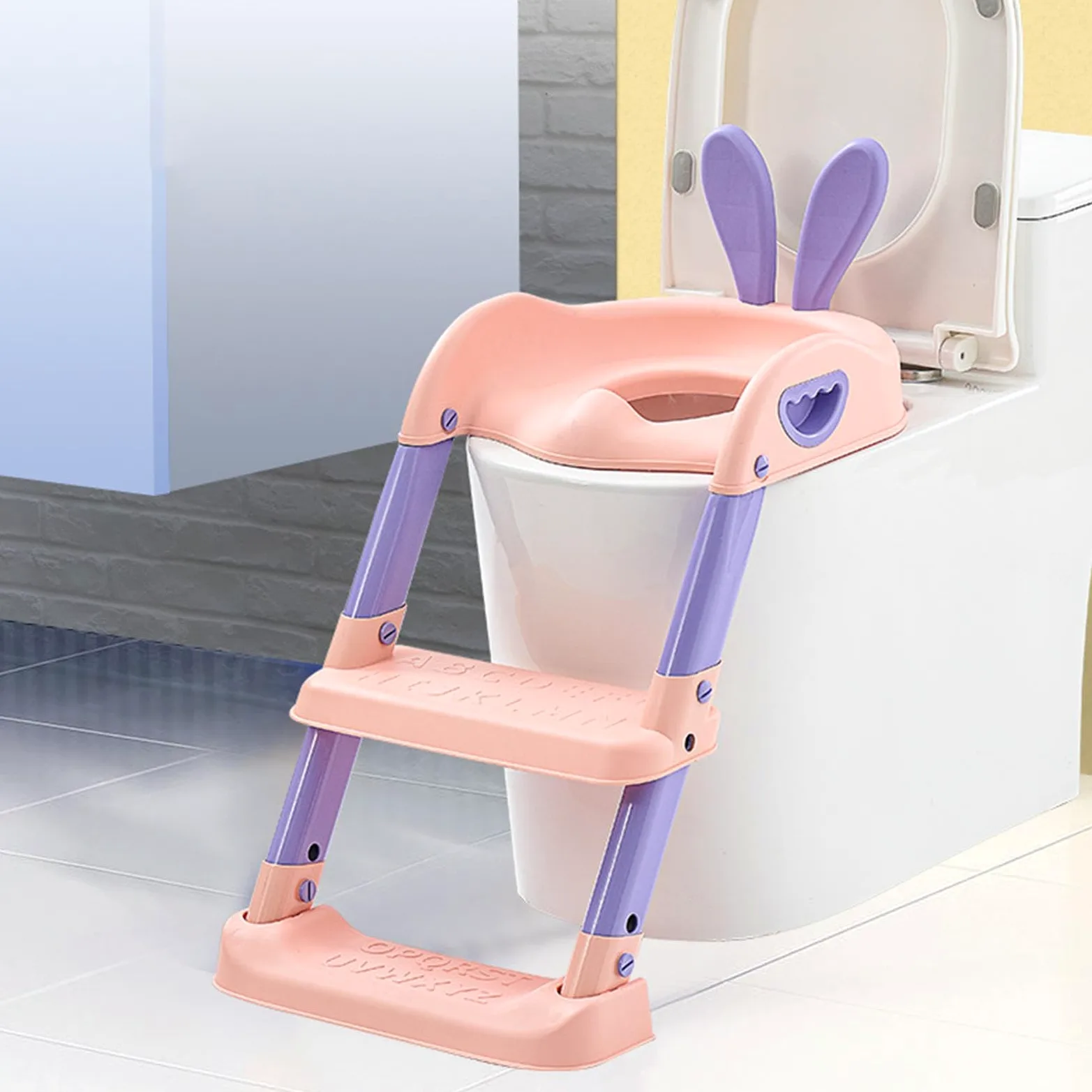 Sedile per il bagno, sedile del bagno per bambini Toilette di allenamento | Vasino con manico e cuscinetti anti-slip, per bambini da 6 a 10 anni bambini