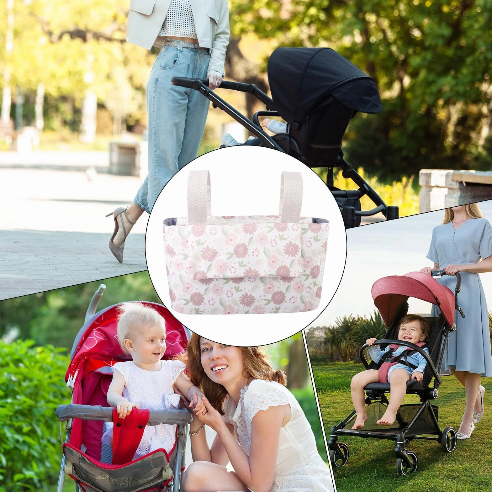 Borsa Di Stoccaggio Dei Passeggeri, Borsa Per Organizzatore Di Passeggini - Attacco Di Archiviazione Passeggino Portatile Di Grande Capacità - Accessori Per Auto Per Bambini, Borsetta Della Mamma Con