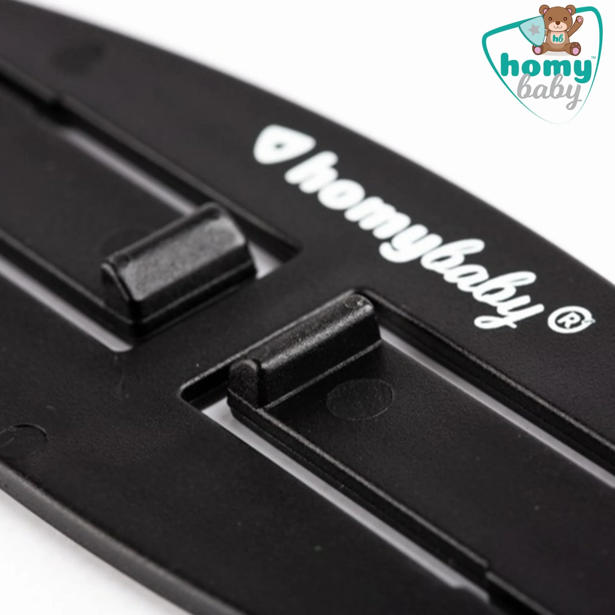 HOMYBABY® Fibbia di Sicurezza per Bambini – Clip Antisfuggimento per Imbracatura – Ferma Bretelle per Seggiolone e Passeggino – Impedisce al Bambino di Sfilarsi