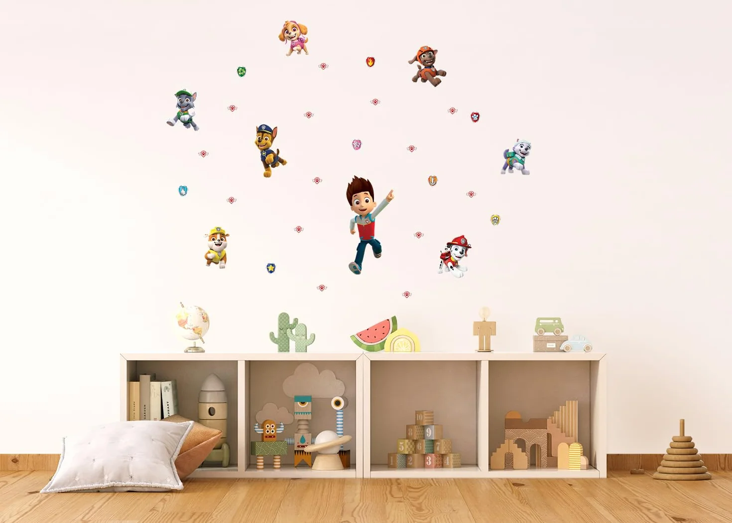 AG Design Paw Patrol Adesivi da Parete per Bambini, Adesivi Autoadesivi per Ragazzi e Ragazze, Decorazione da Parete 42,5 x 65 cm | ADK 1734