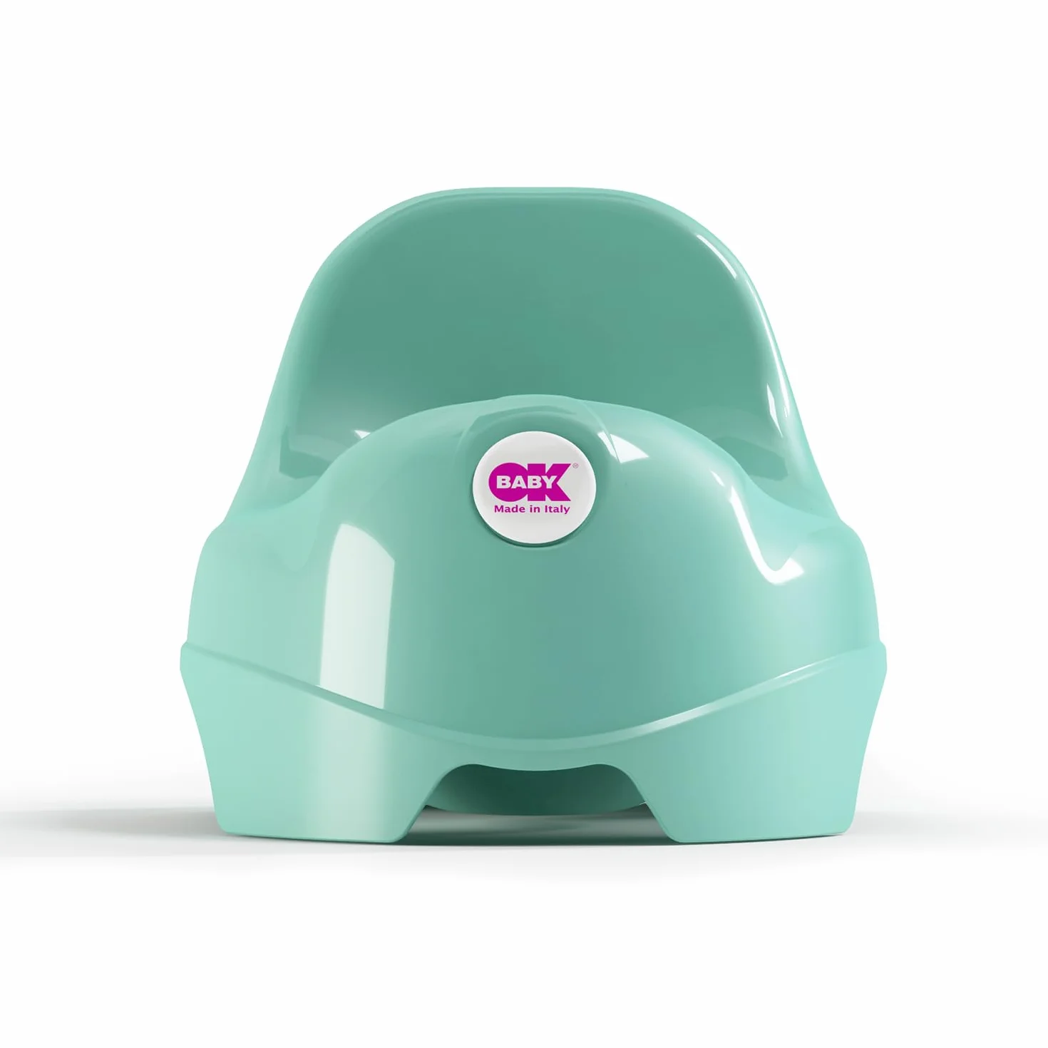 OKBABY Relax - Vasino per Bambini con Seduta Ergonomica e Schienale Rialzato - Azzurro