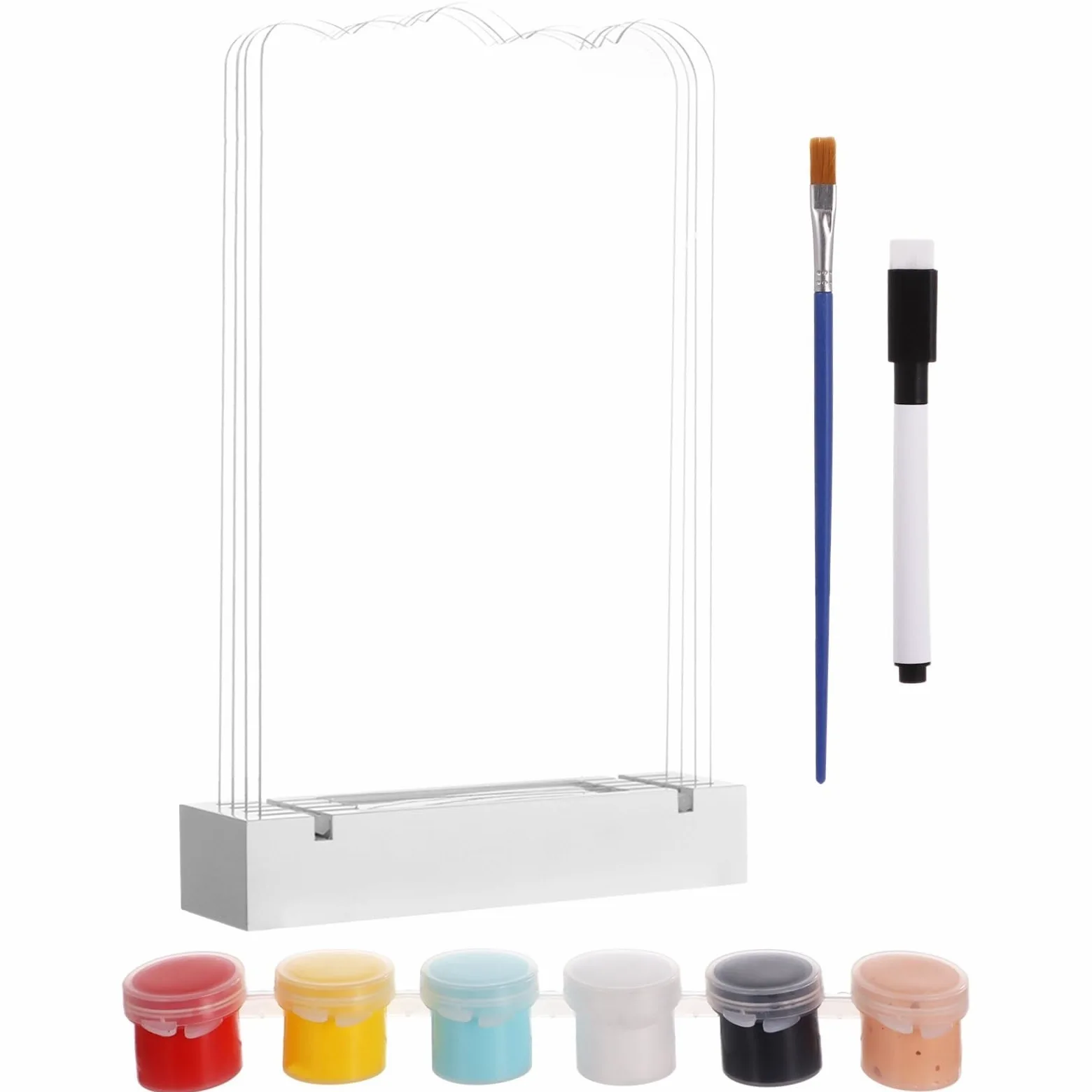 Kit per impronte di mani a LED, regalo personalizzato per i neogenitori, cornice fai da te per impronte di mani e piedi, kit di luce notturna, ricordo a LED per piccole docce, compleanni