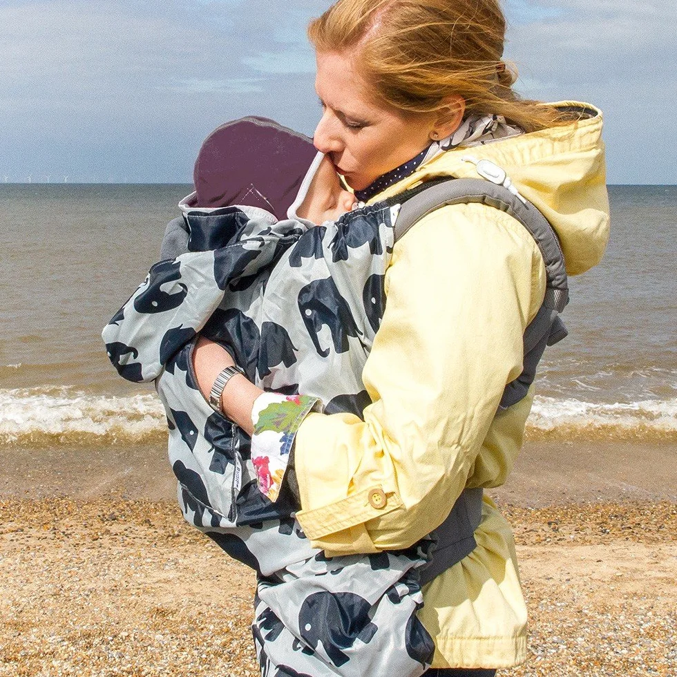BabyWearing Copertura impermeabile per fascia e marsupio porta-bebè, resistente alle intemperie