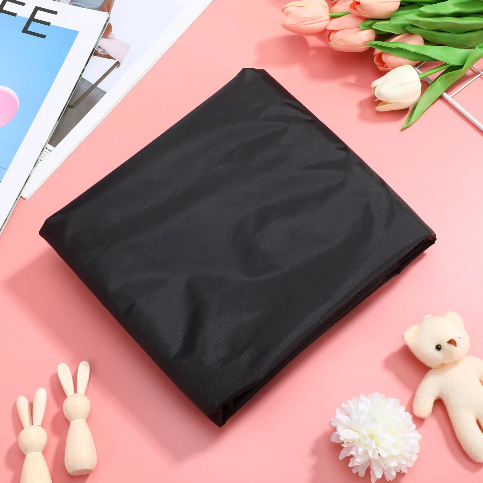 Toyvian Borsa per Viaggi in Aereo da Viaggio in Nylon Nero Spallacci Doppi e Protezione per Passeggino Sacco Compatibile la Maggior Parte dei Passeggini