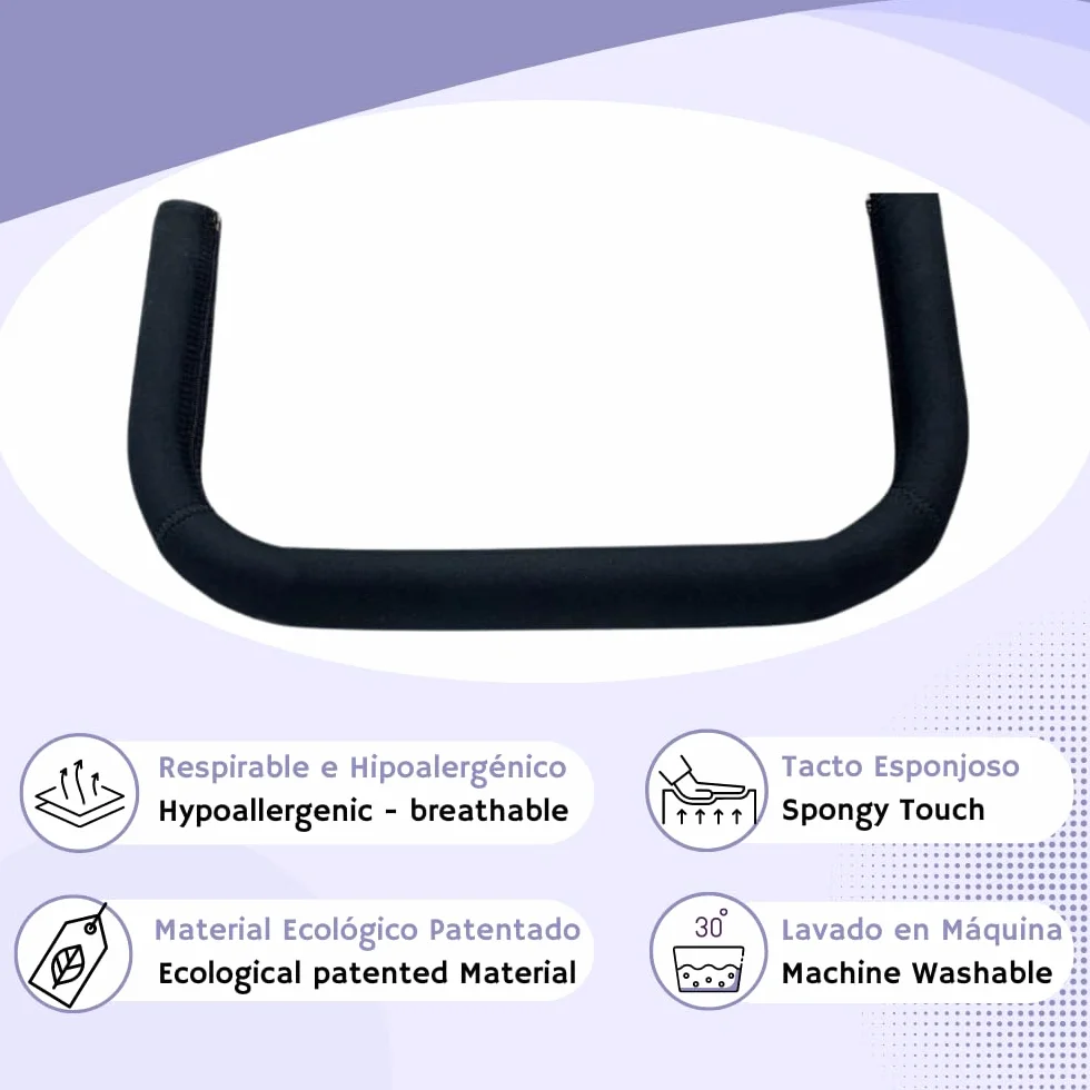 PROTEC TIF | Copertura in Neoprene coppia Poggiapiedi Compatibile con il Bugaboo Cameleon 1, 2 e 3 | Si applica sopra la gomma originale |