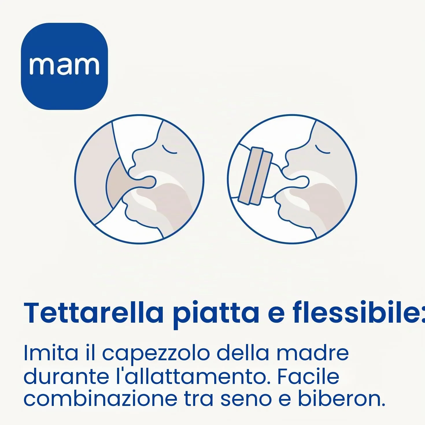 Istruzioni in Lingua Straniera - Mam Easy Active Baby Bottle, Biberon Grande per Apprendimento Ergonomico, Facile da Impugnare, Tettarella N. 3 in Silicone e Coperchio Salvagoccia, 4 Mesi, Blu, 330 Ml