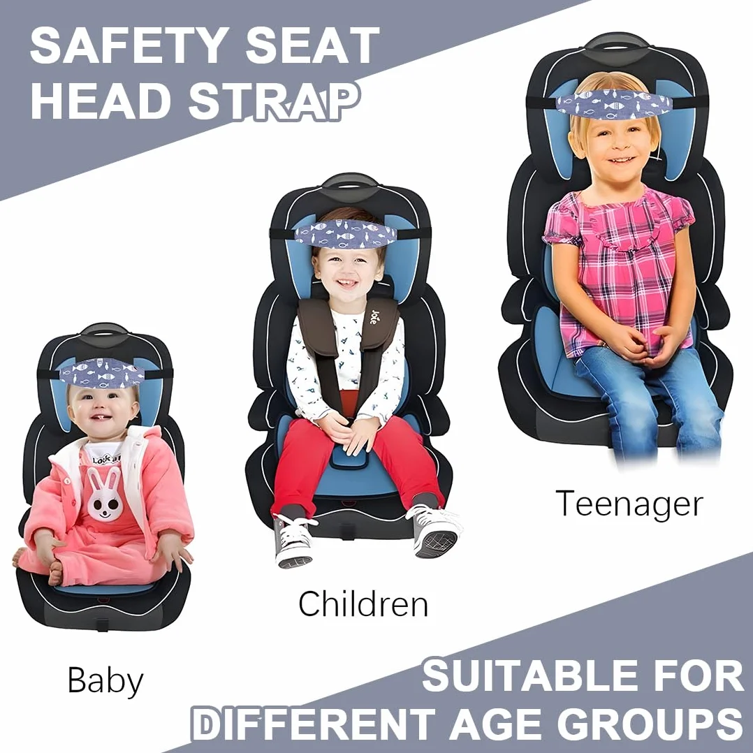 CATOR 2 confezioni fascia di sicurezza per seggiolino auto per bambini, fascia regolabile per passeggino, protegge la sicurezza dei bambini