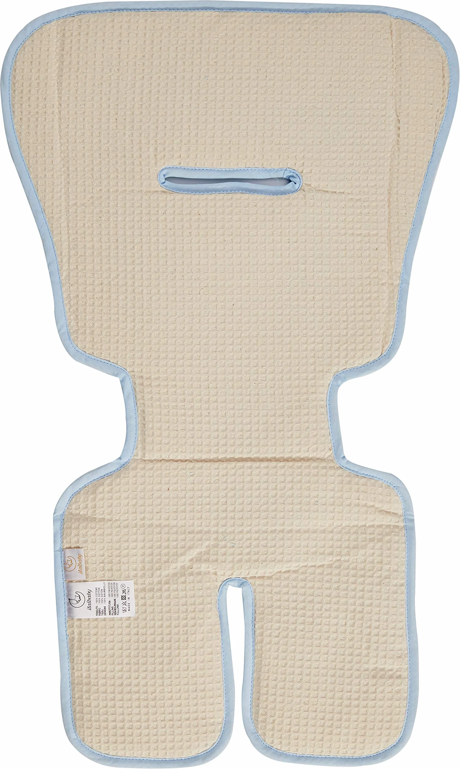 Italbaby 050.0030-02 Double Face Copriseduta per Passeggino, Spugna, Universale, Azzurro
