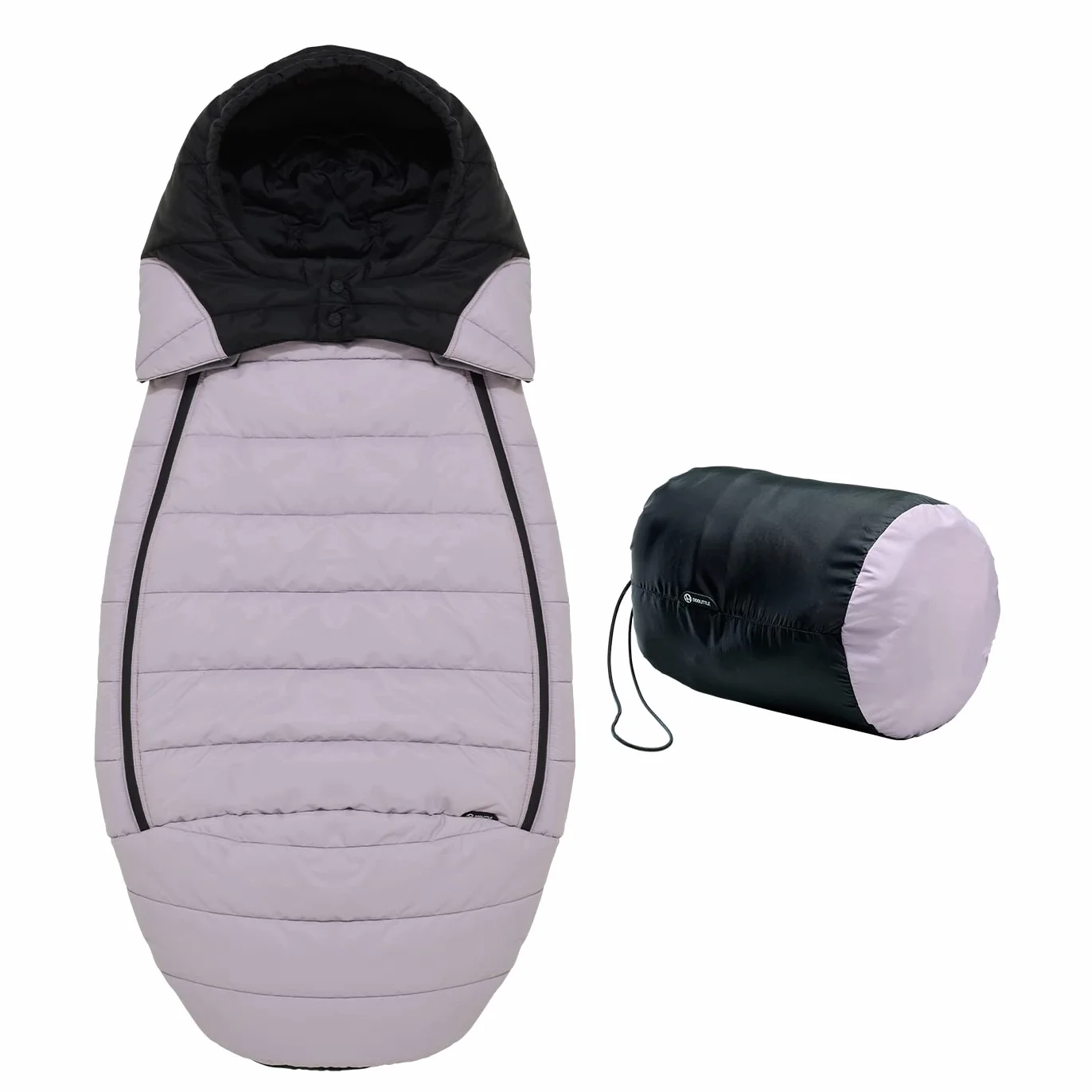 DOOLITTLE Gnome maxi200, sacco termico universale per passeggino, 200 grammi, pink sunset