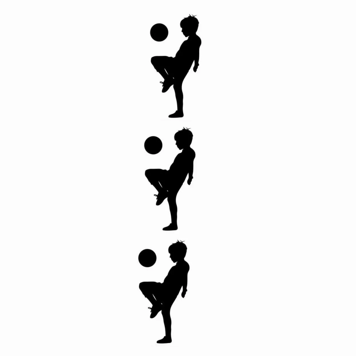 ARTIBETTER 3pezzi Adesivi Sportivi Per Stickers Decorativi Per Cameretta Facili Applicare e Rimuovere Design Accattivante Per