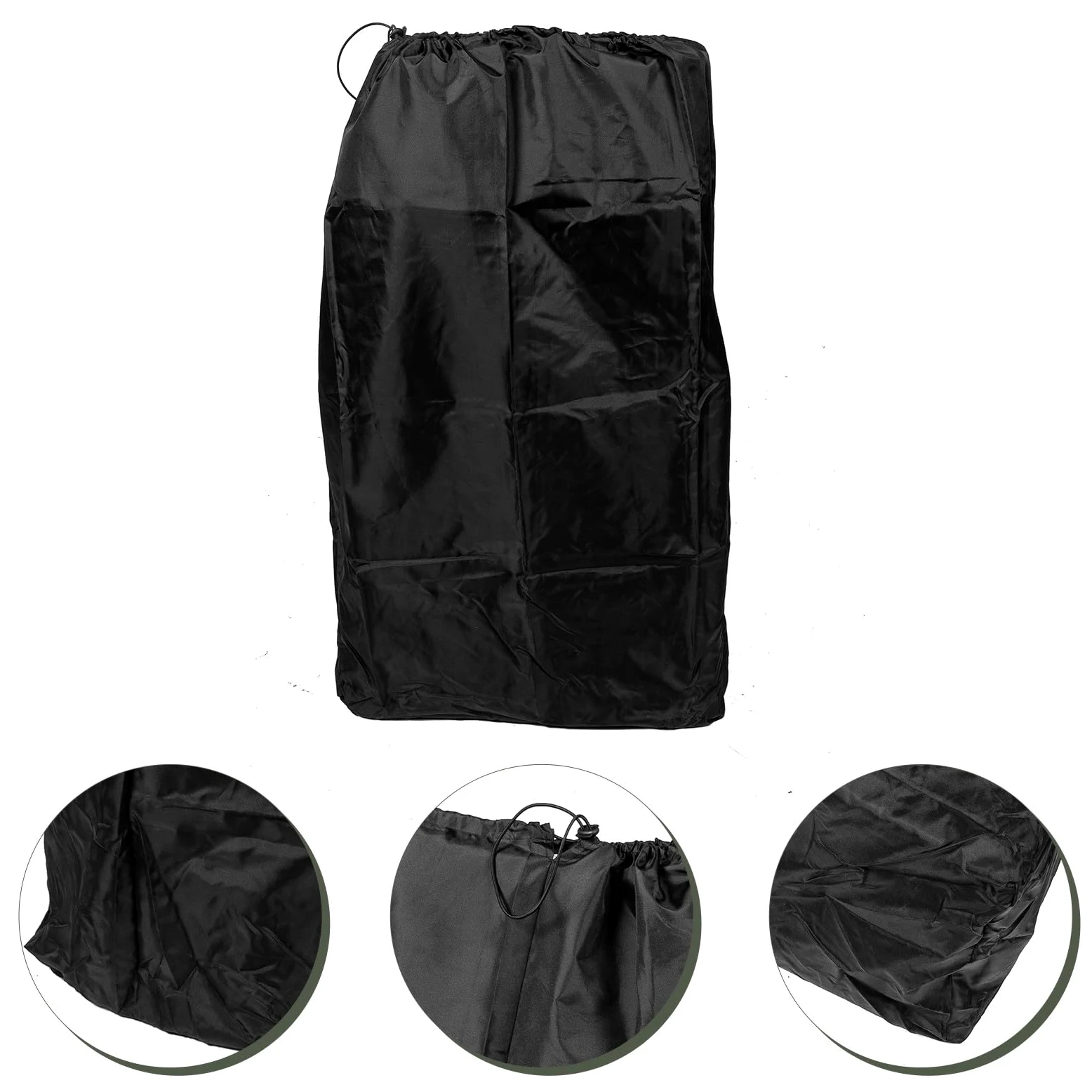 DOITOOL Borsa da Viaggio Chiusura a Coulisse Bloccabile per Passeggino in Nylon Nero e Doppie Spalline, Protezione Resistente per Viaggi in Aereo e Passeggini