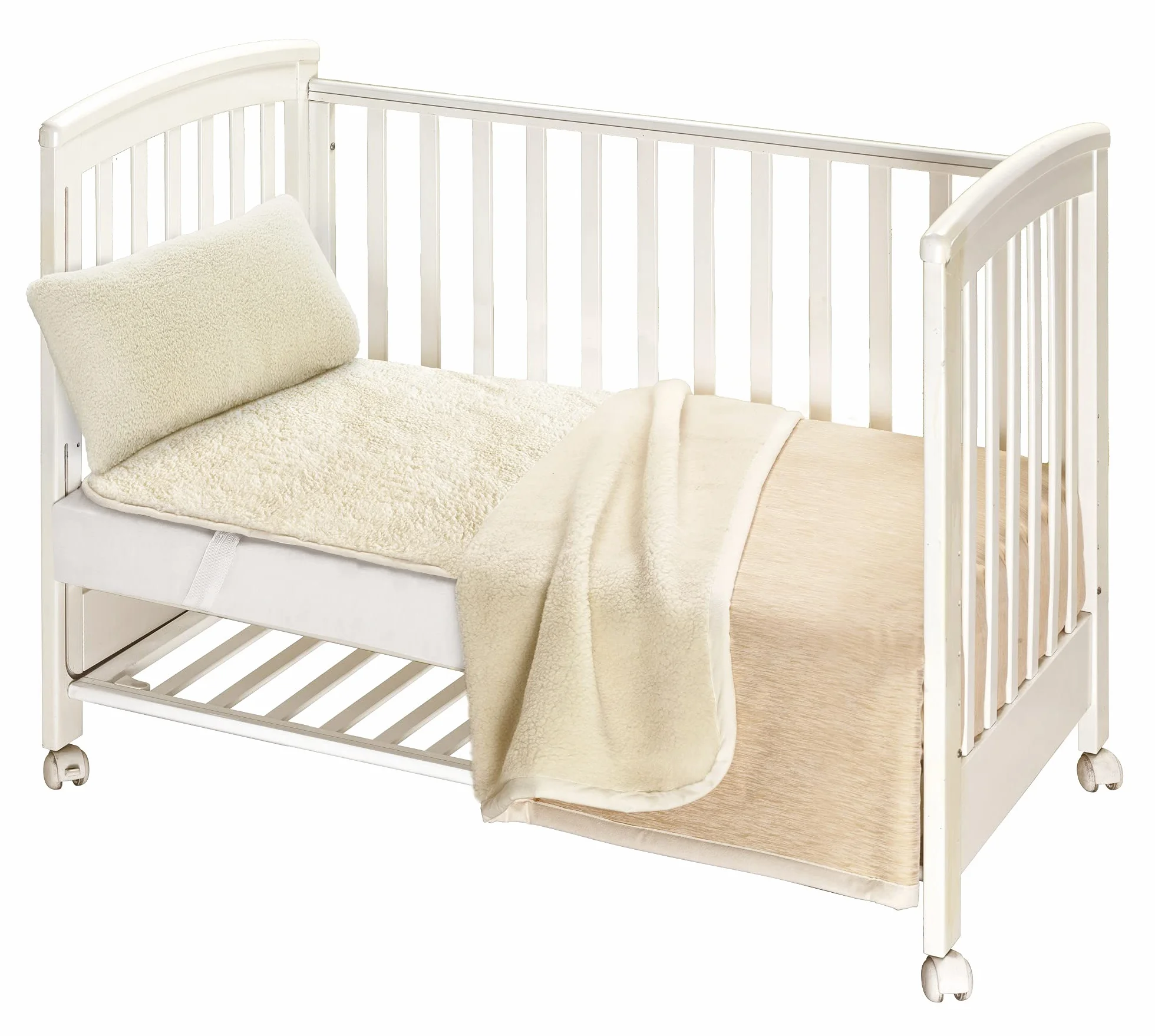 Coprimaterasso per lettino Baby Soft Pura Lana Merino Lambswool cm 60x120