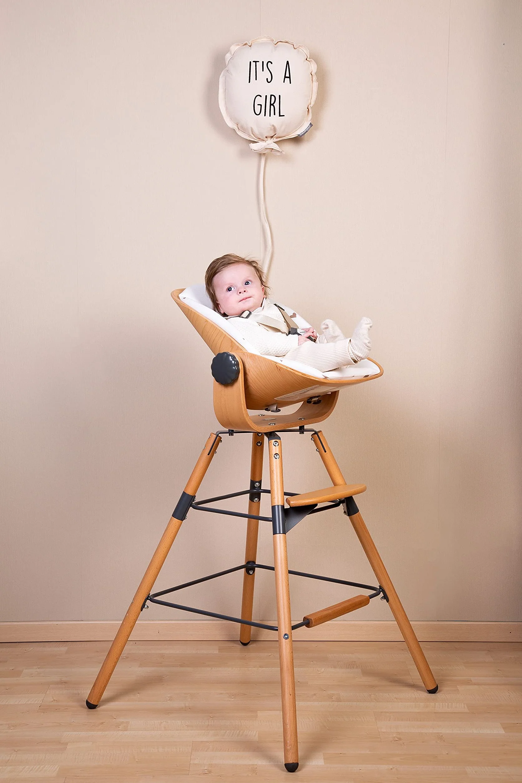CHILDHOME, Cuscino riduttore per neonato, compatibile con il seggiolino per neonati Evolu Newborn Seat, 100% cotone, cintura di sicurezza a 5 punti, confortevole, ergonomico, gold hearts